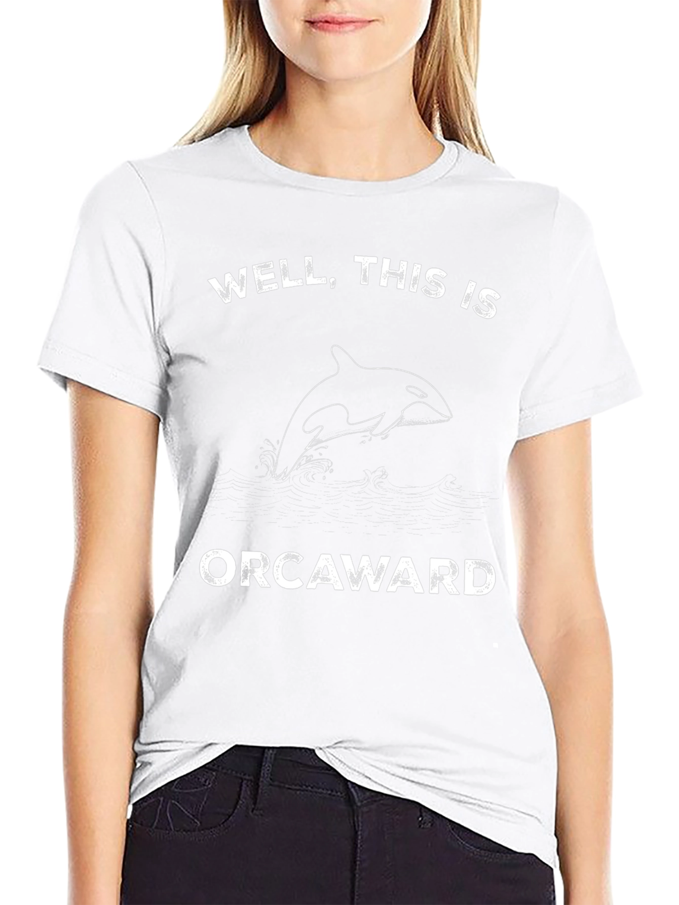 Orcaward Graphic T-Shirt - Black Novelty Tee