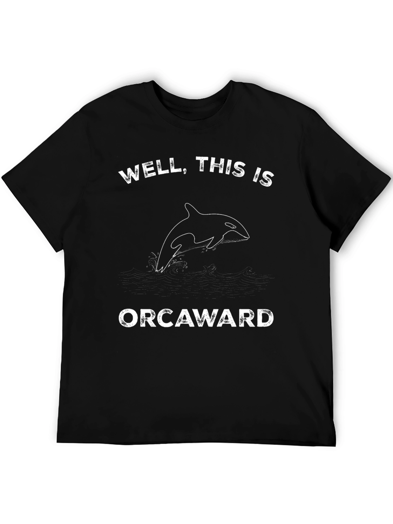 Orcaward Graphic T-Shirt - Black Novelty Tee