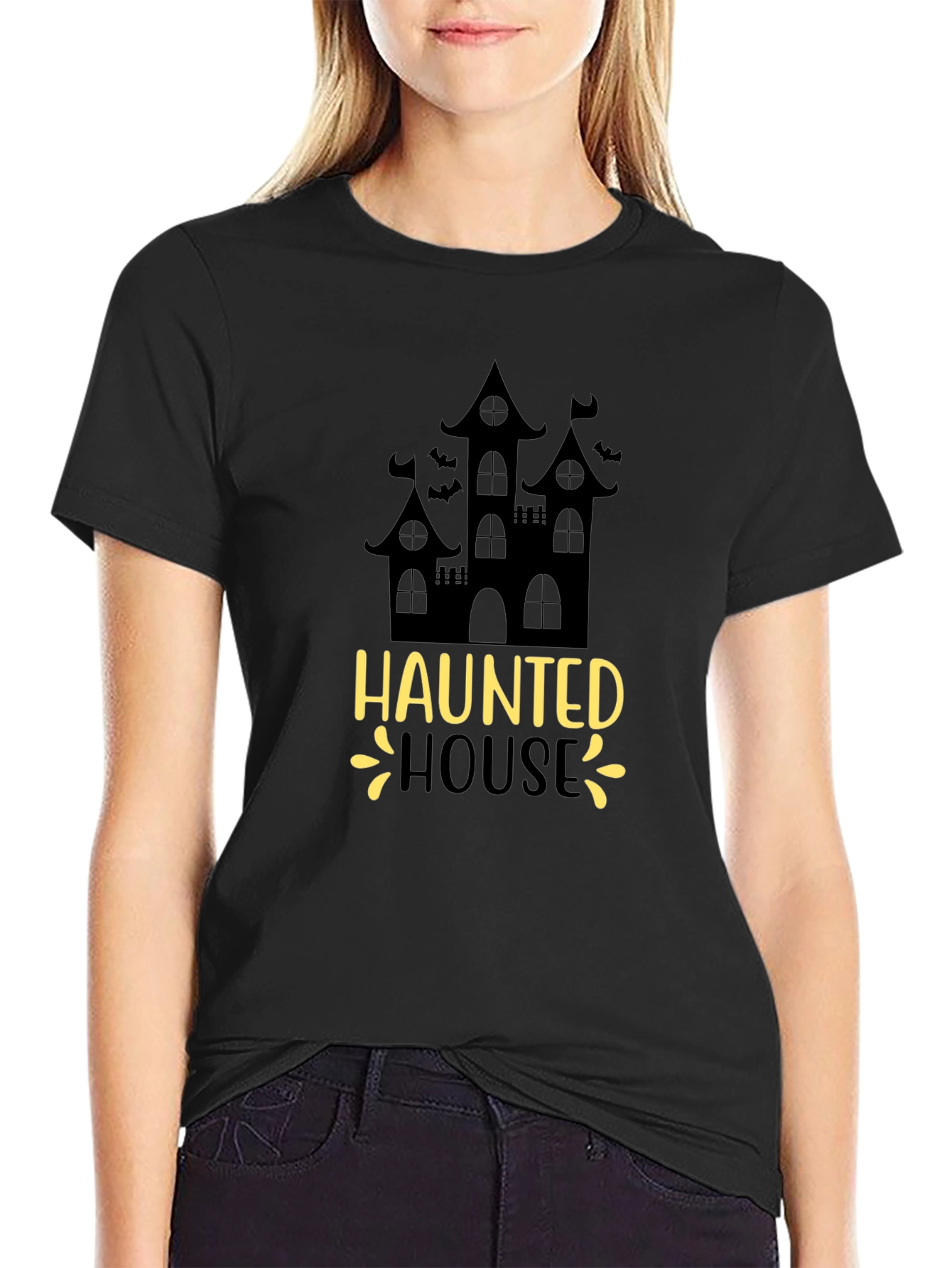 Haunted House Halloween T-Shirt