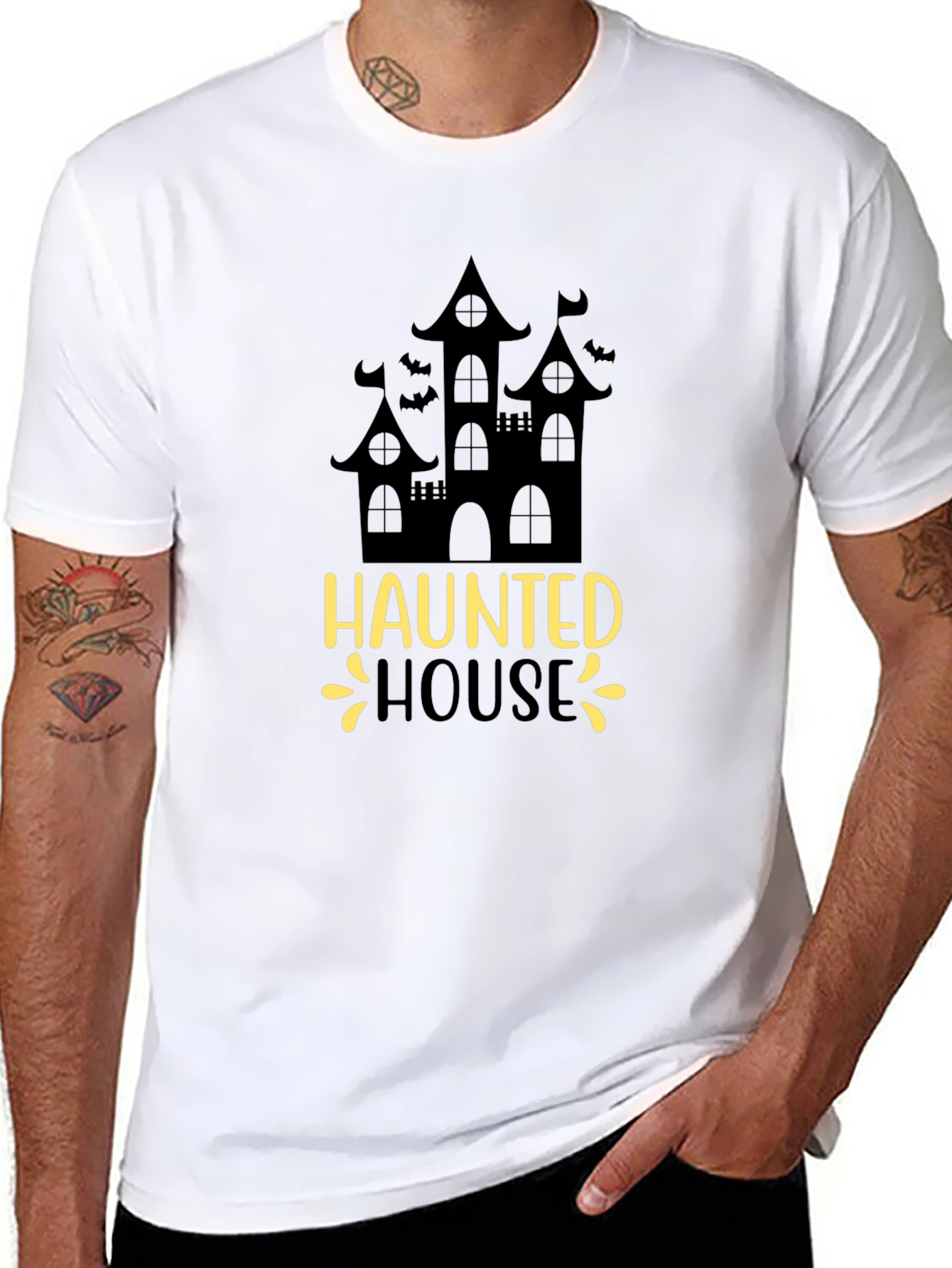Haunted House Halloween T-Shirt