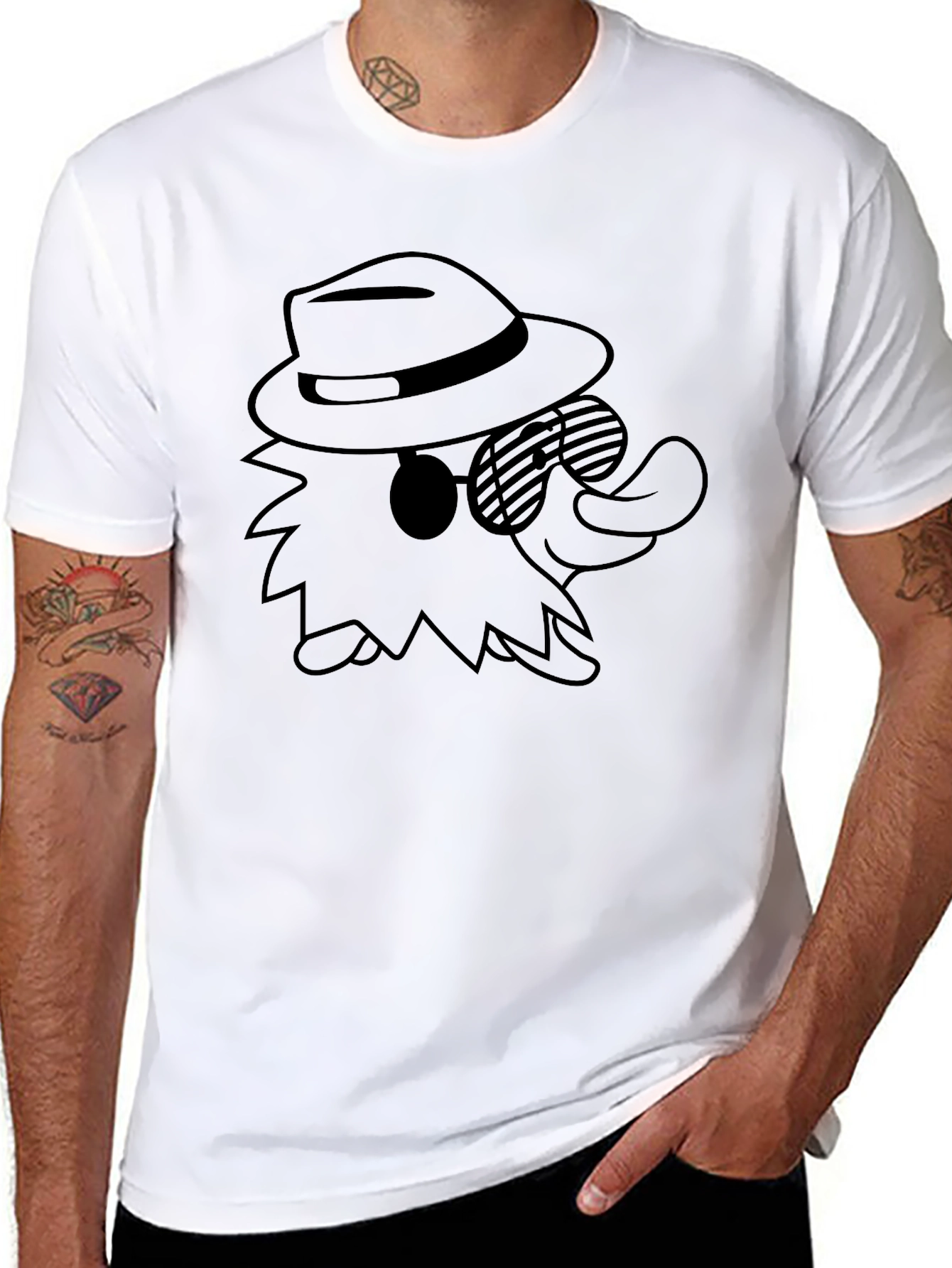 Cool Cartoon Detective T-Shirt