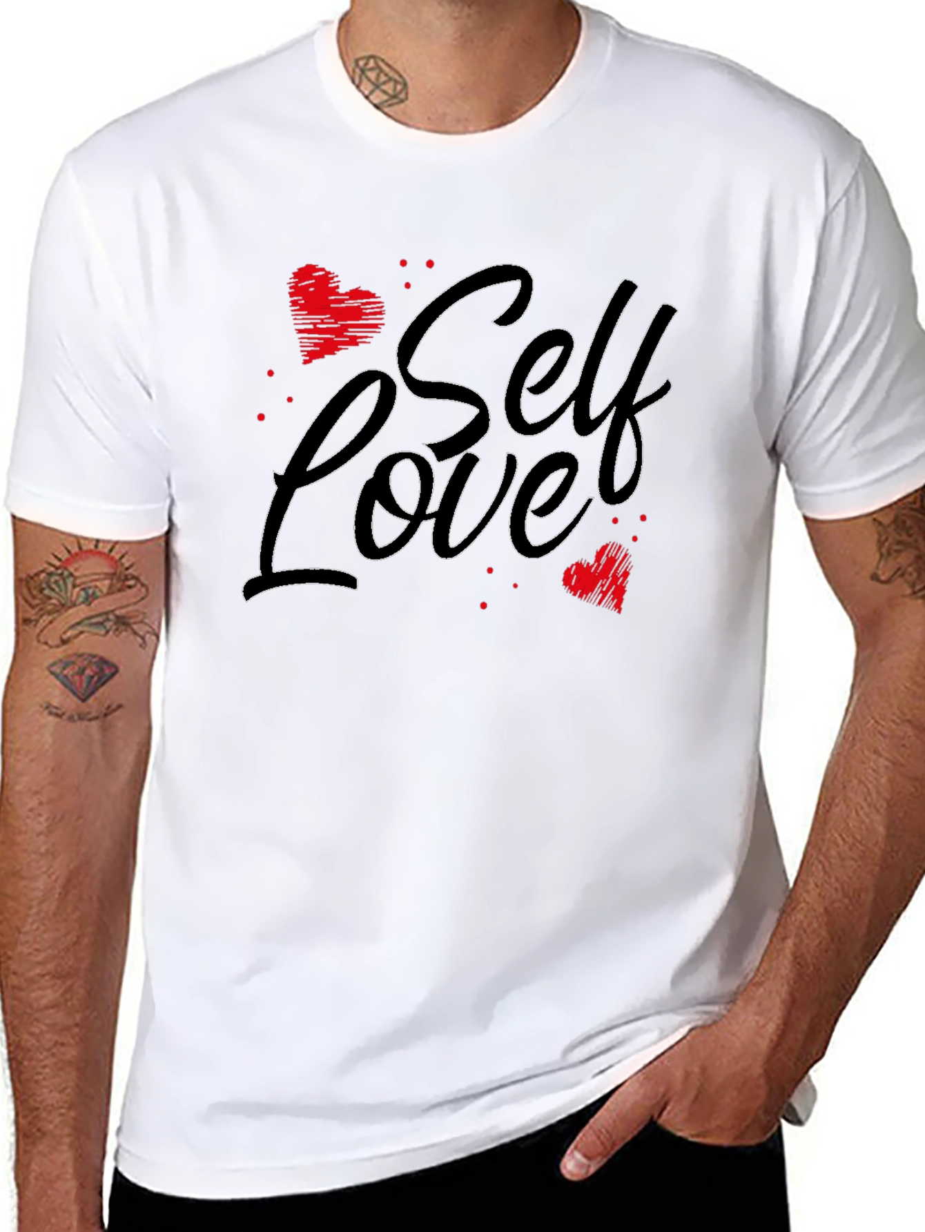 Self Love Graphic Tee - Black