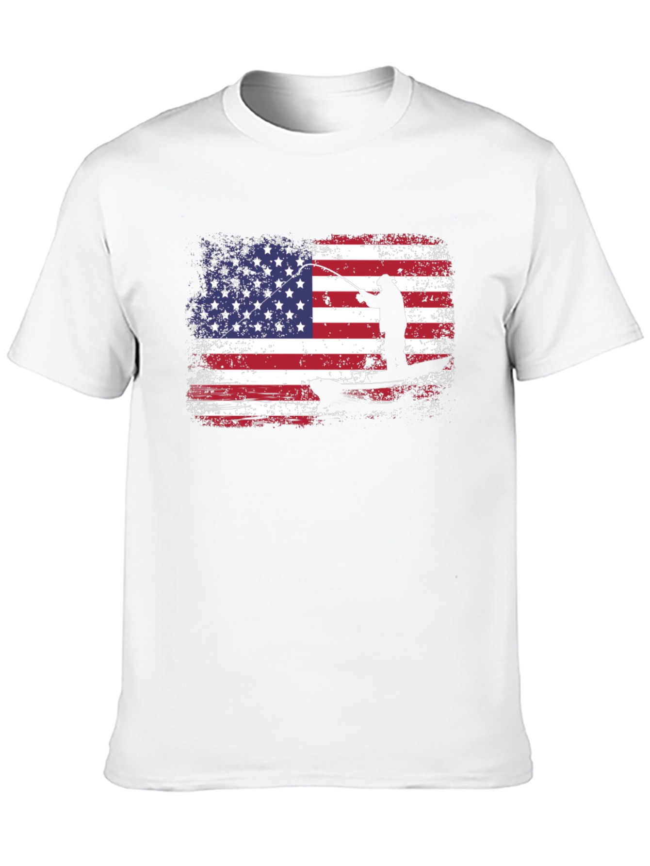 American Flag Fishing T-Shirt