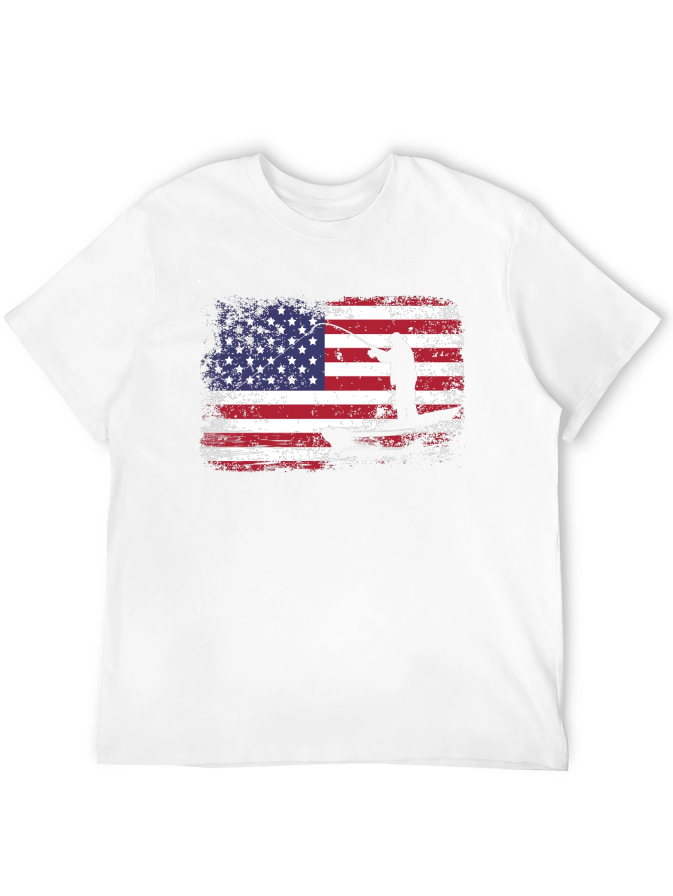 American Flag Fishing T-Shirt
