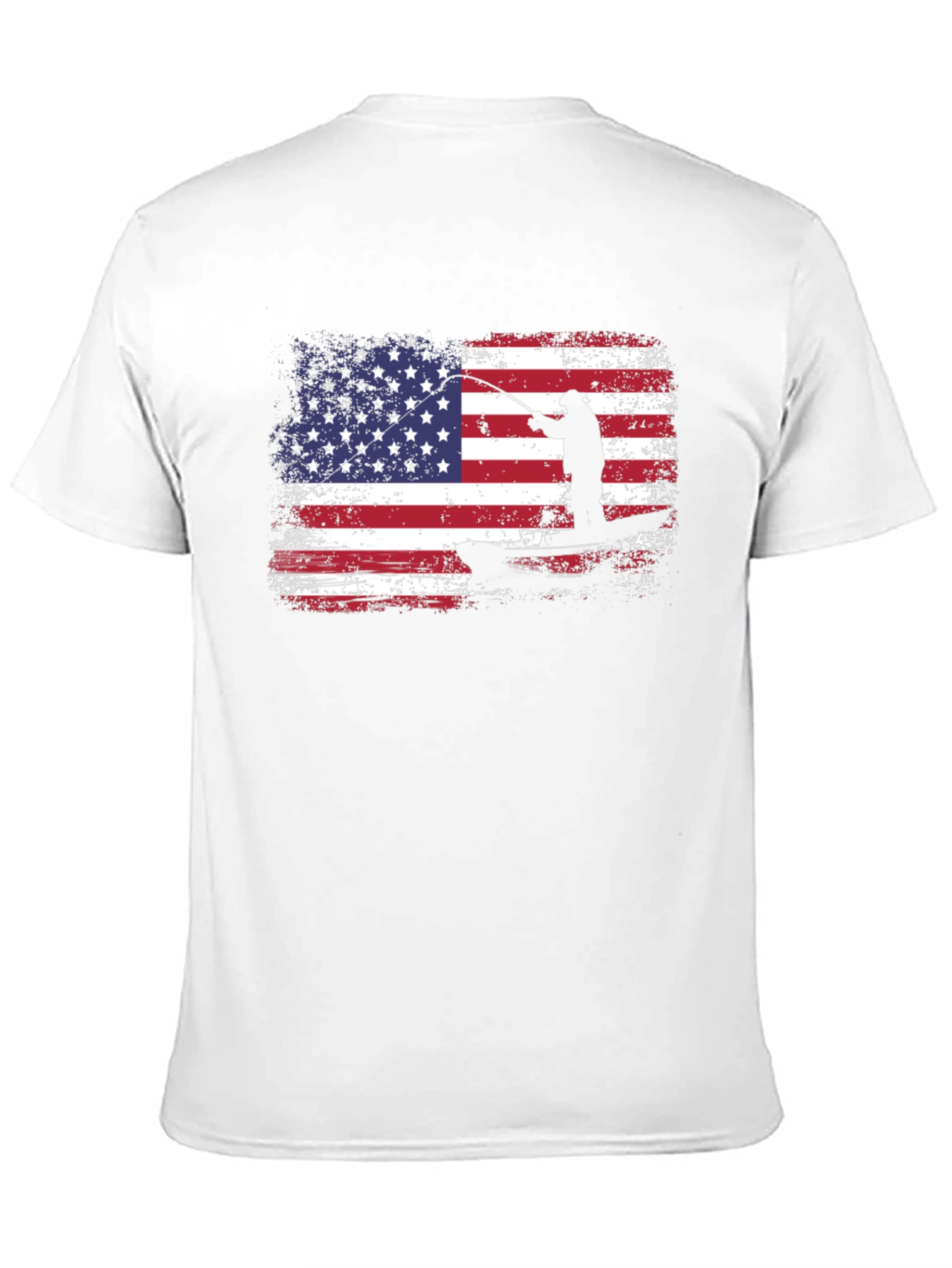 American Flag Fishing T-Shirt