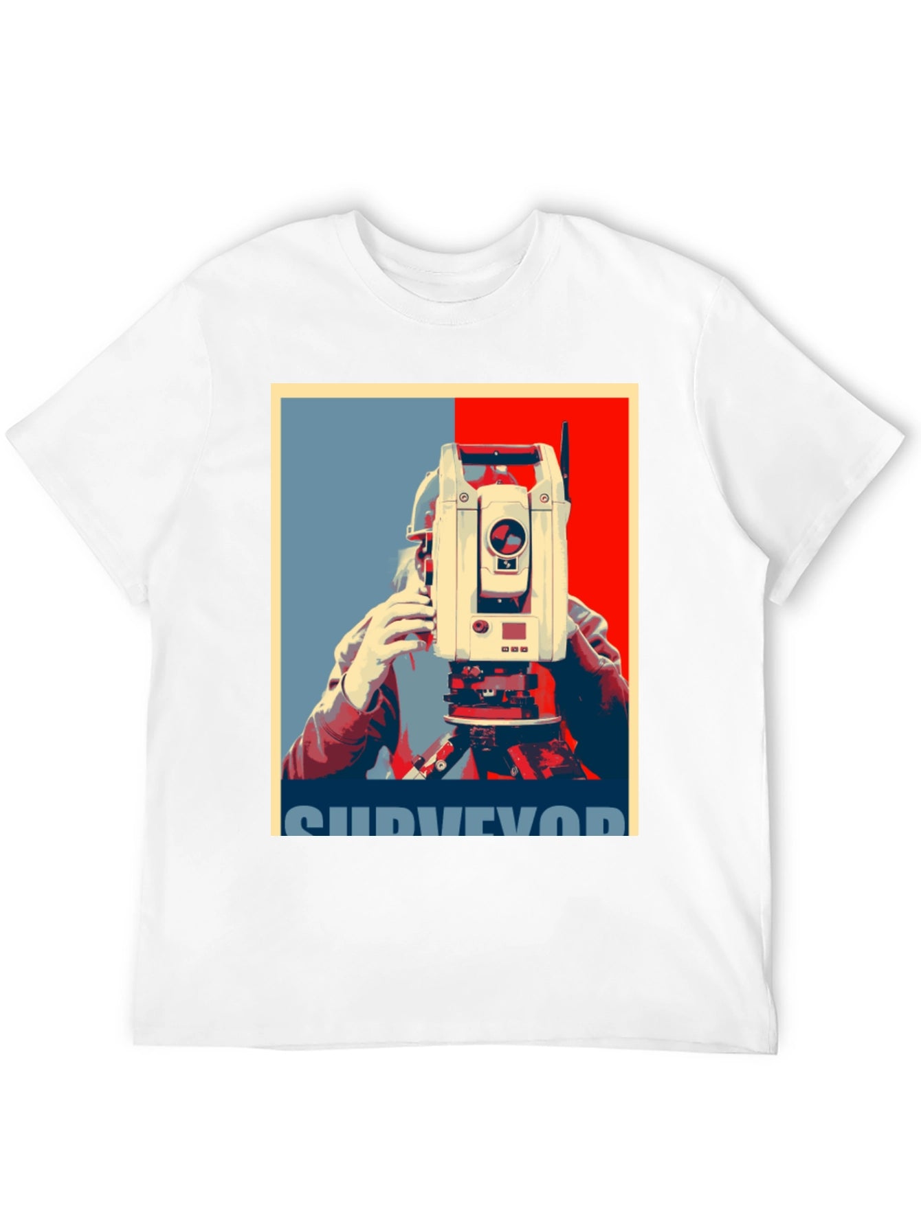 Surveyor Graphic T-Shirt - Cool Construction Tee