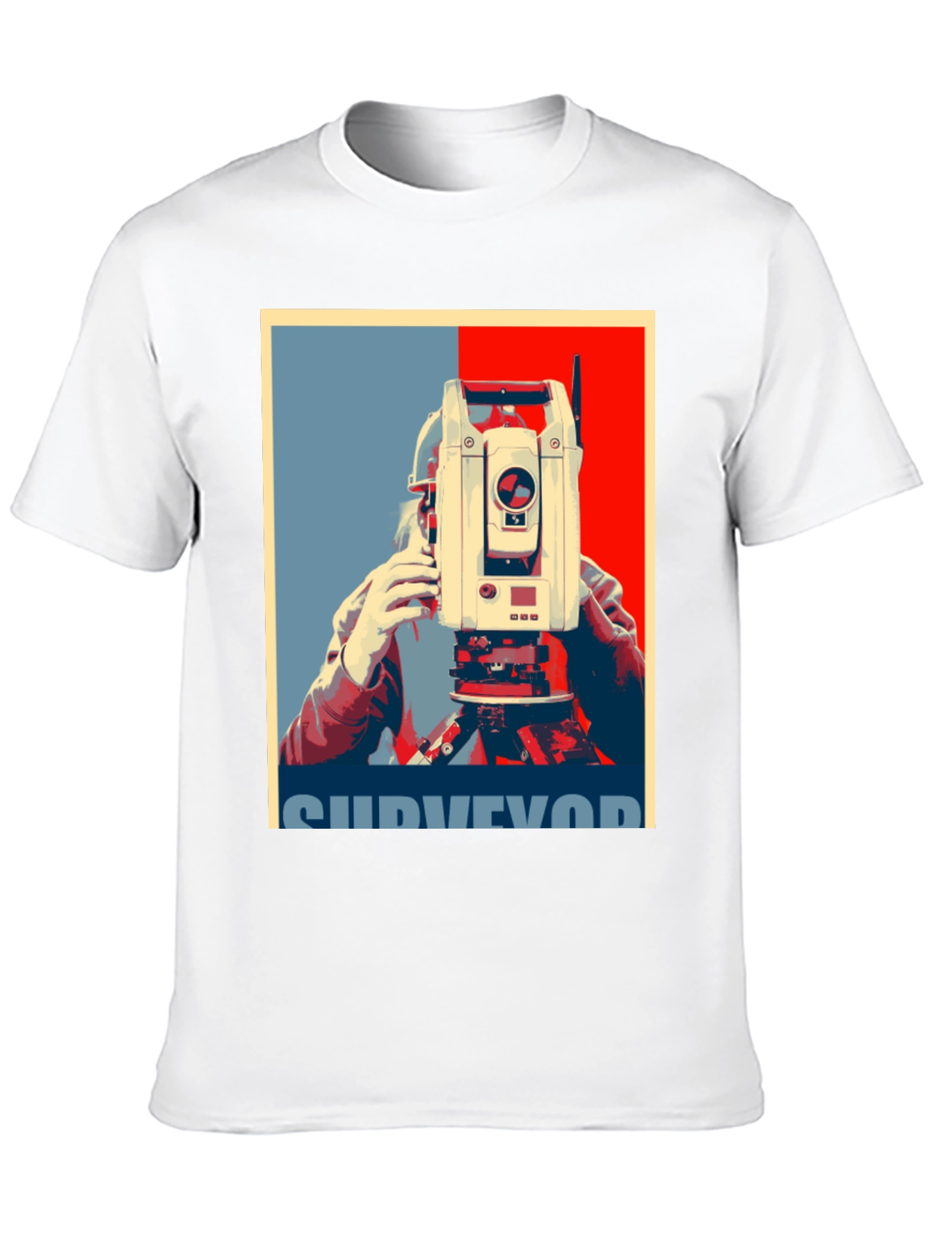 Surveyor Graphic T-Shirt - Cool Construction Tee