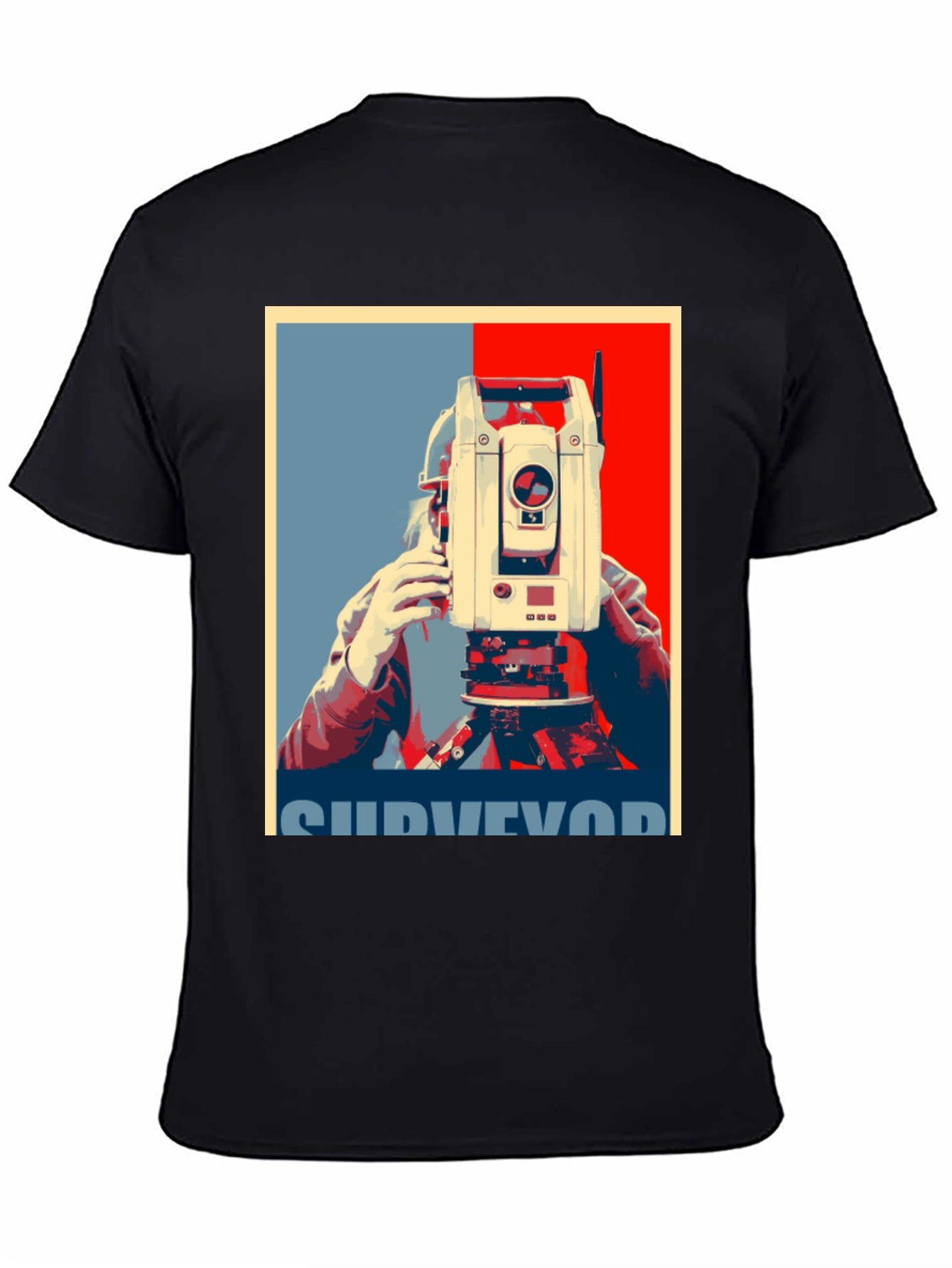 Surveyor Graphic T-Shirt - Cool Construction Tee
