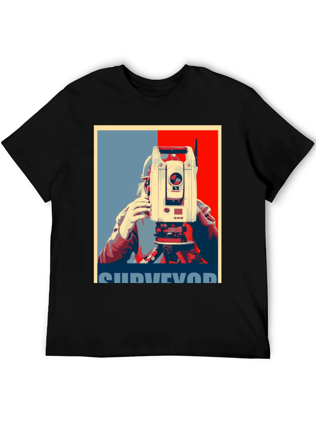 Surveyor Graphic T-Shirt - Cool Construction Tee