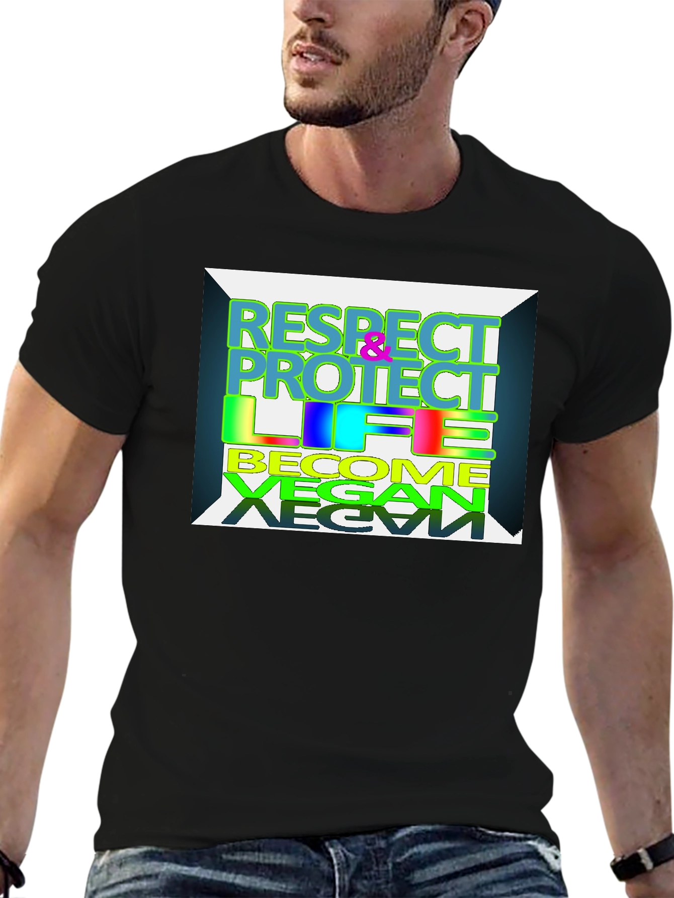 Respect Protect Life Vegan T-Shirt