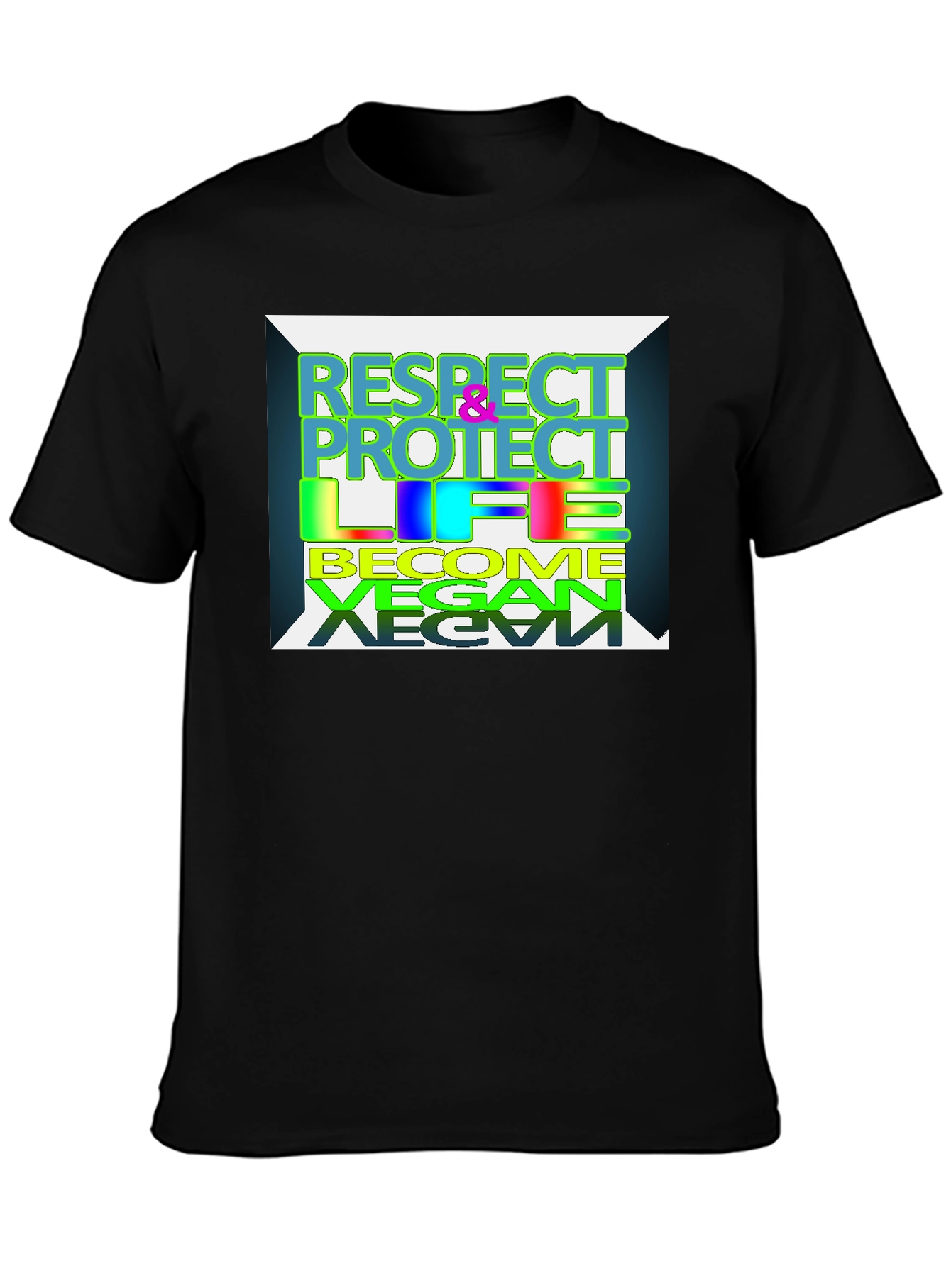 Respect Protect Life Vegan T-Shirt