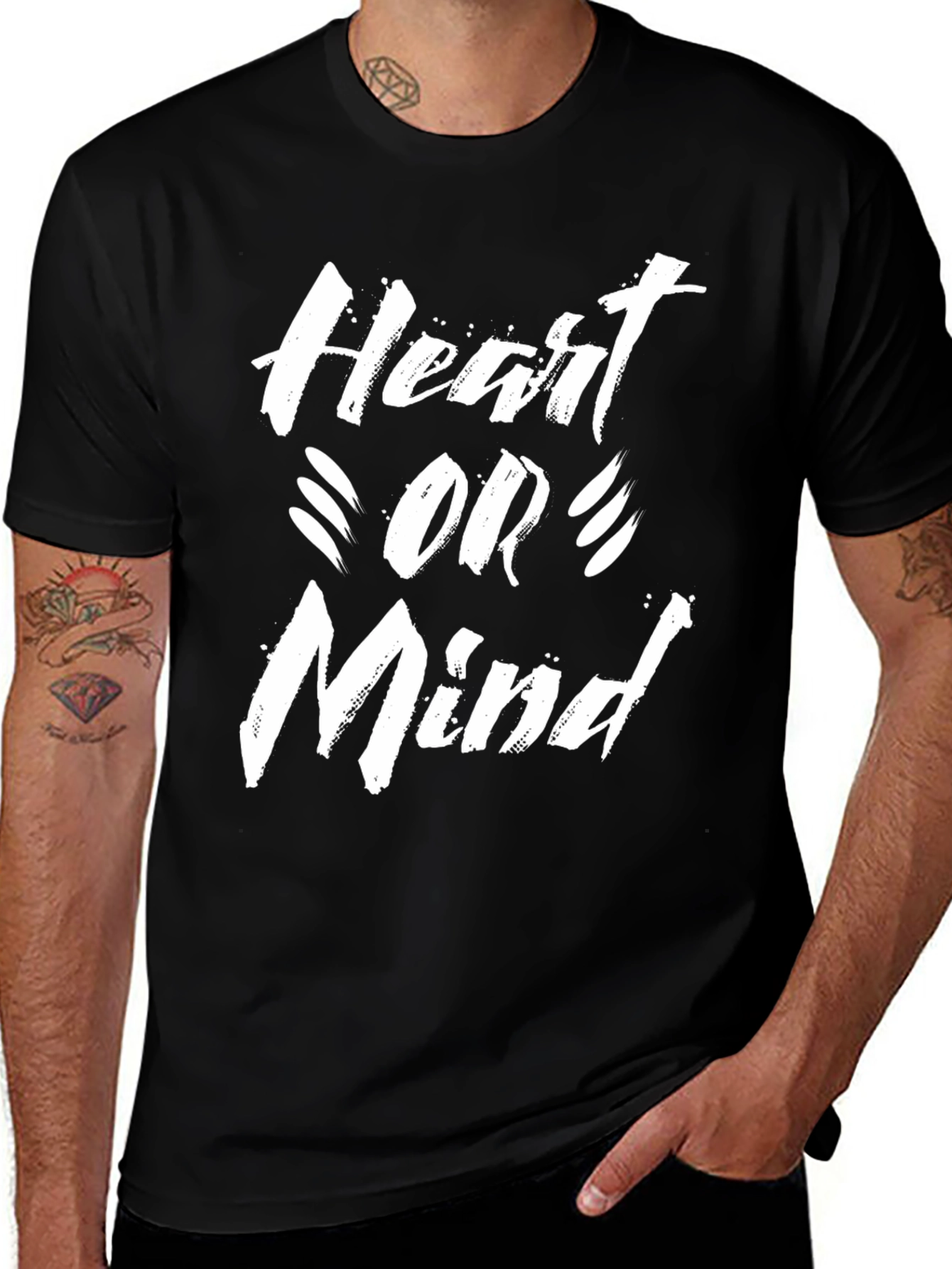 Heart or Mind Graphic T-Shirt