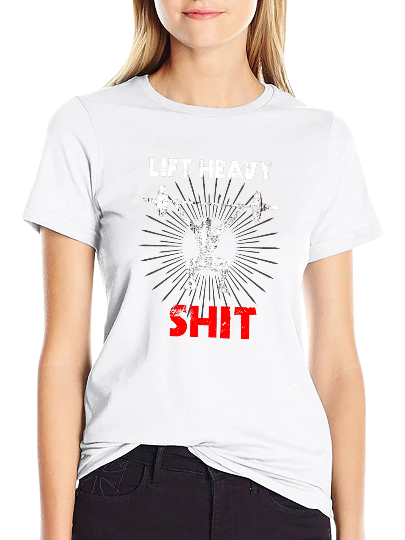 Lift Heavy Gym T-Shirt - Weightlifting Tee