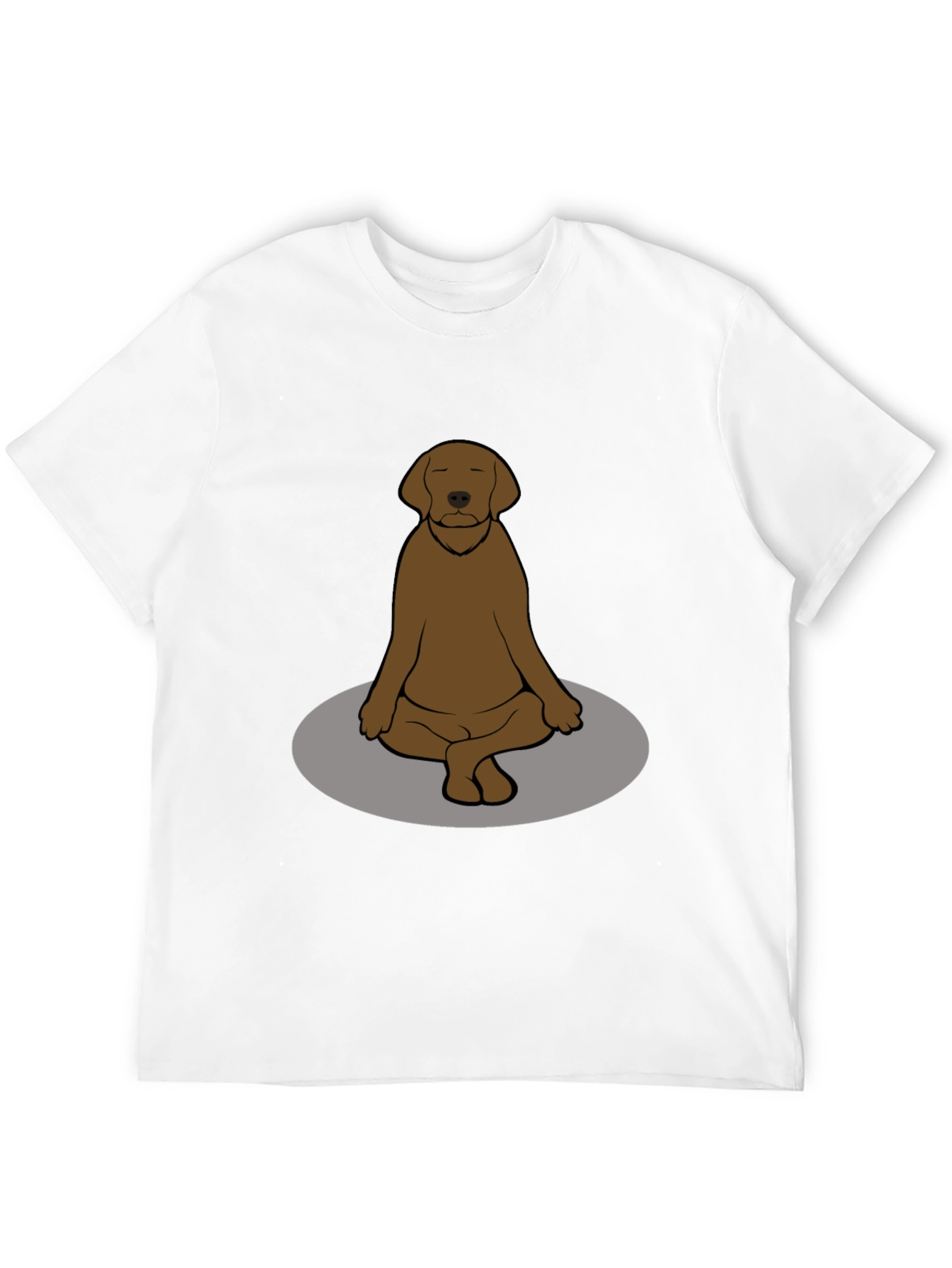 Meditating Dog T-Shirt - Zen Labrador Tee
