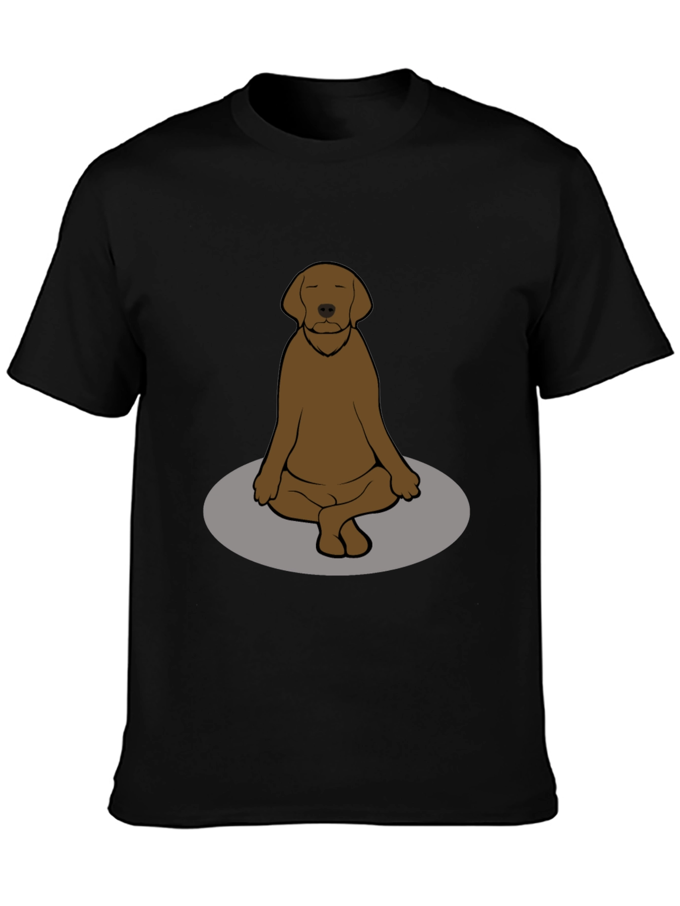 Meditating Dog T-Shirt - Zen Labrador Tee