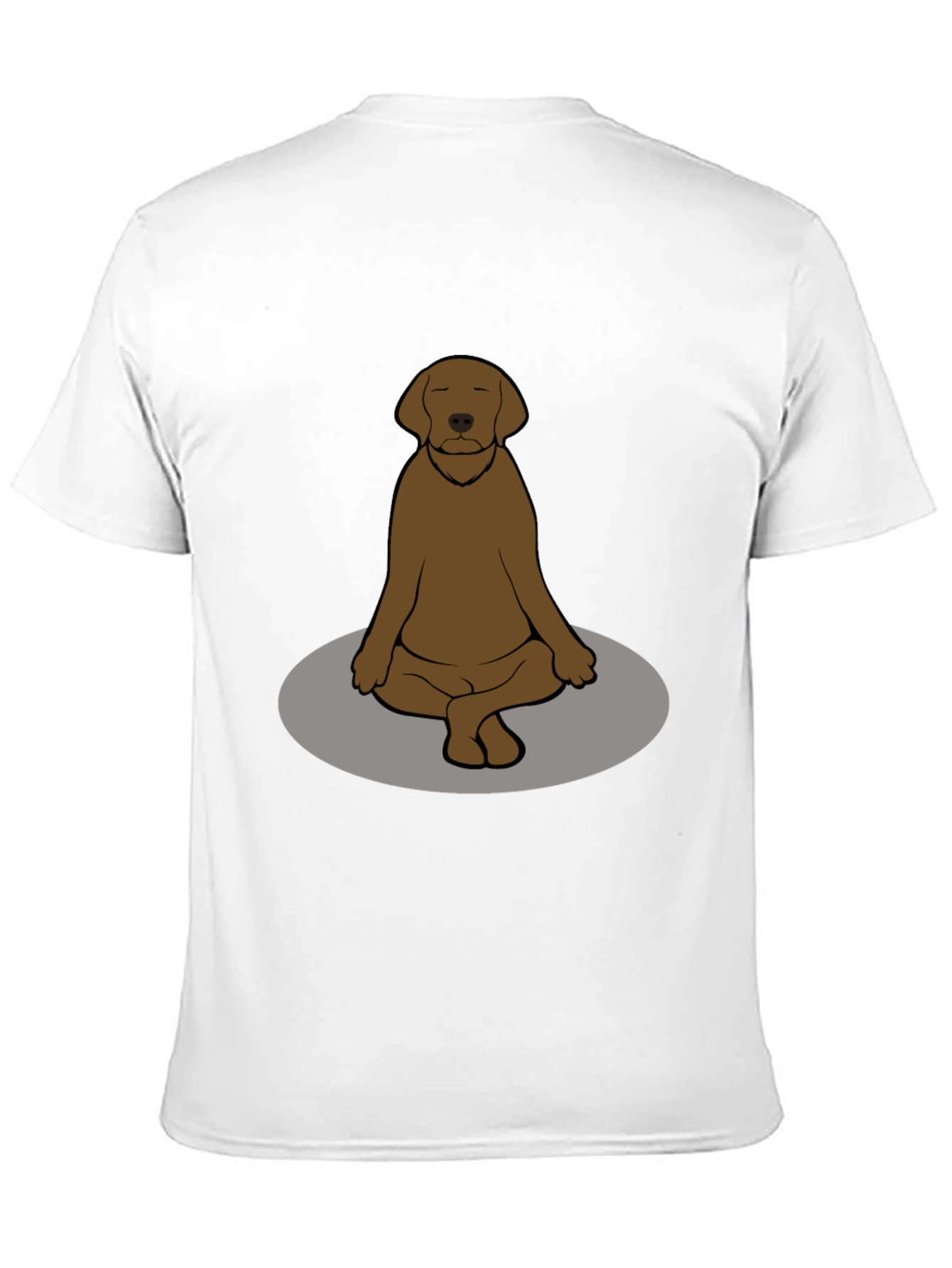 Meditating Dog T-Shirt - Zen Labrador Tee