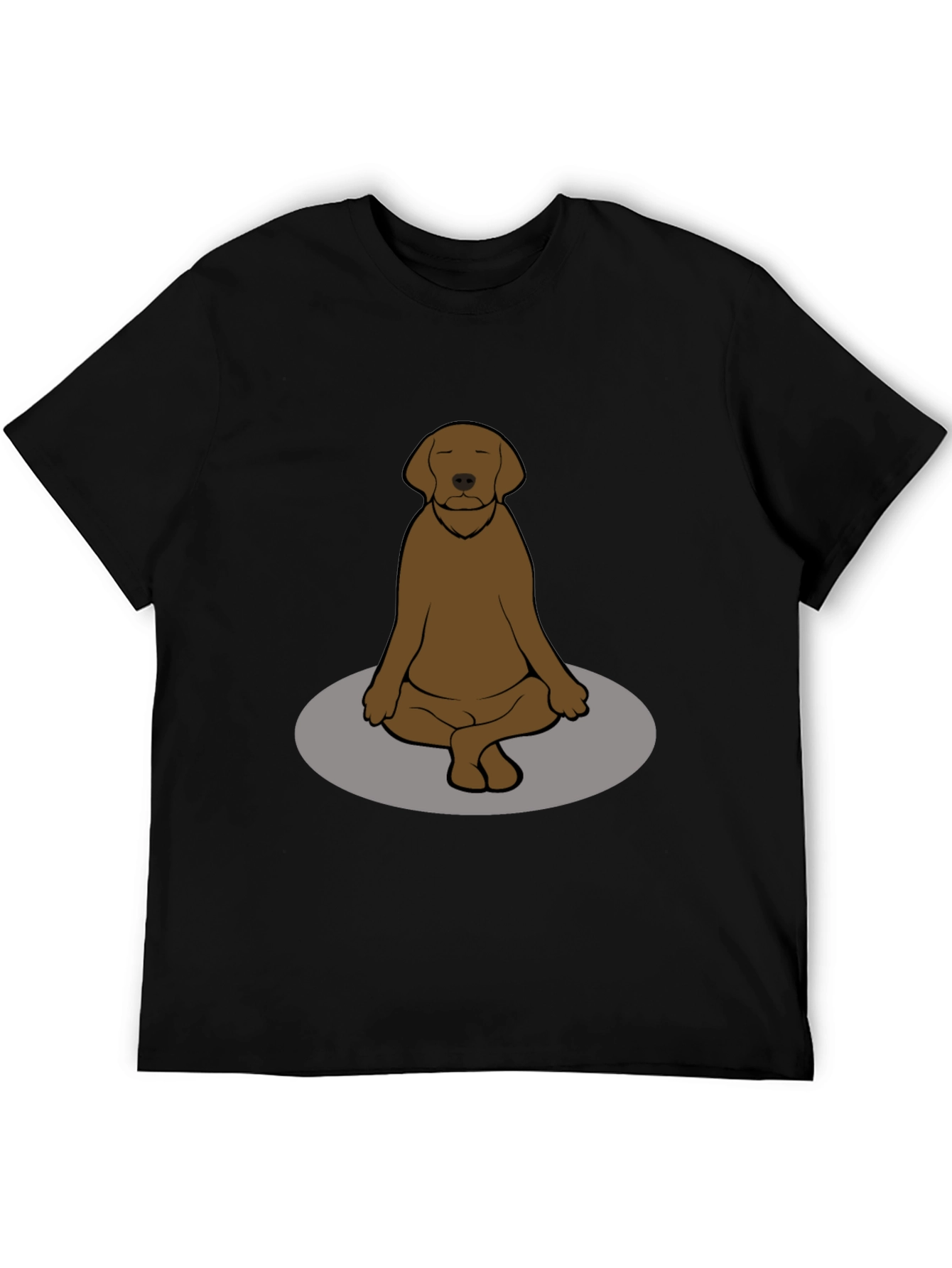 Meditating Dog T-Shirt - Zen Labrador Tee