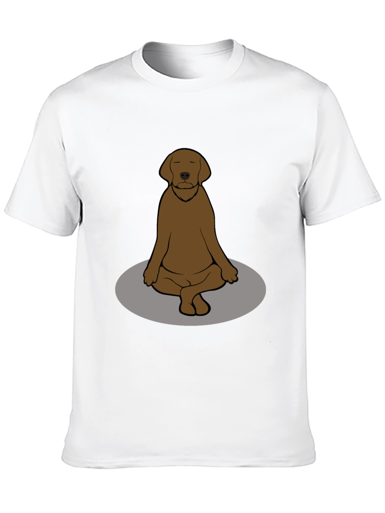 Meditating Dog T-Shirt - Zen Labrador Tee