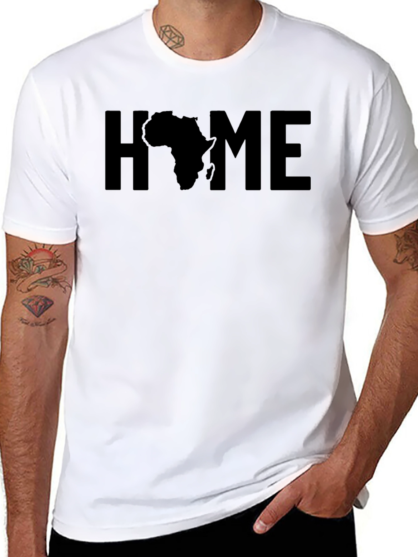HOME Africa T-Shirt - Black Pride