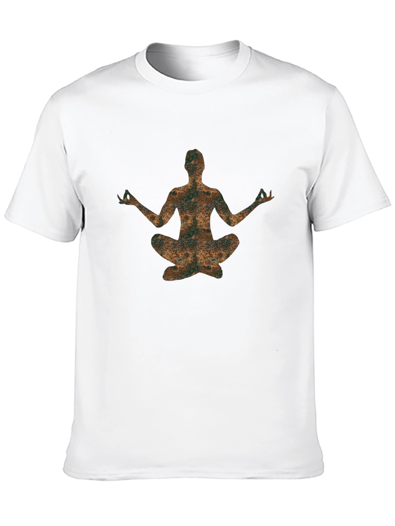 Yoga Pose Graphic Black T-Shirt