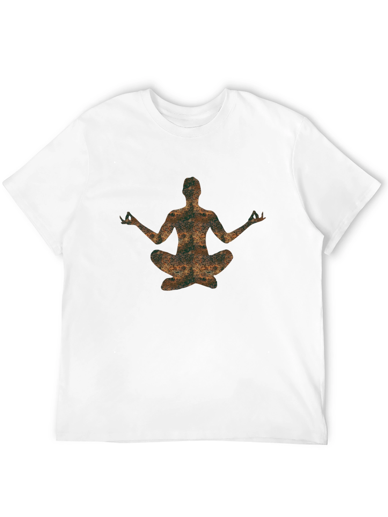 Yoga Pose Graphic Black T-Shirt