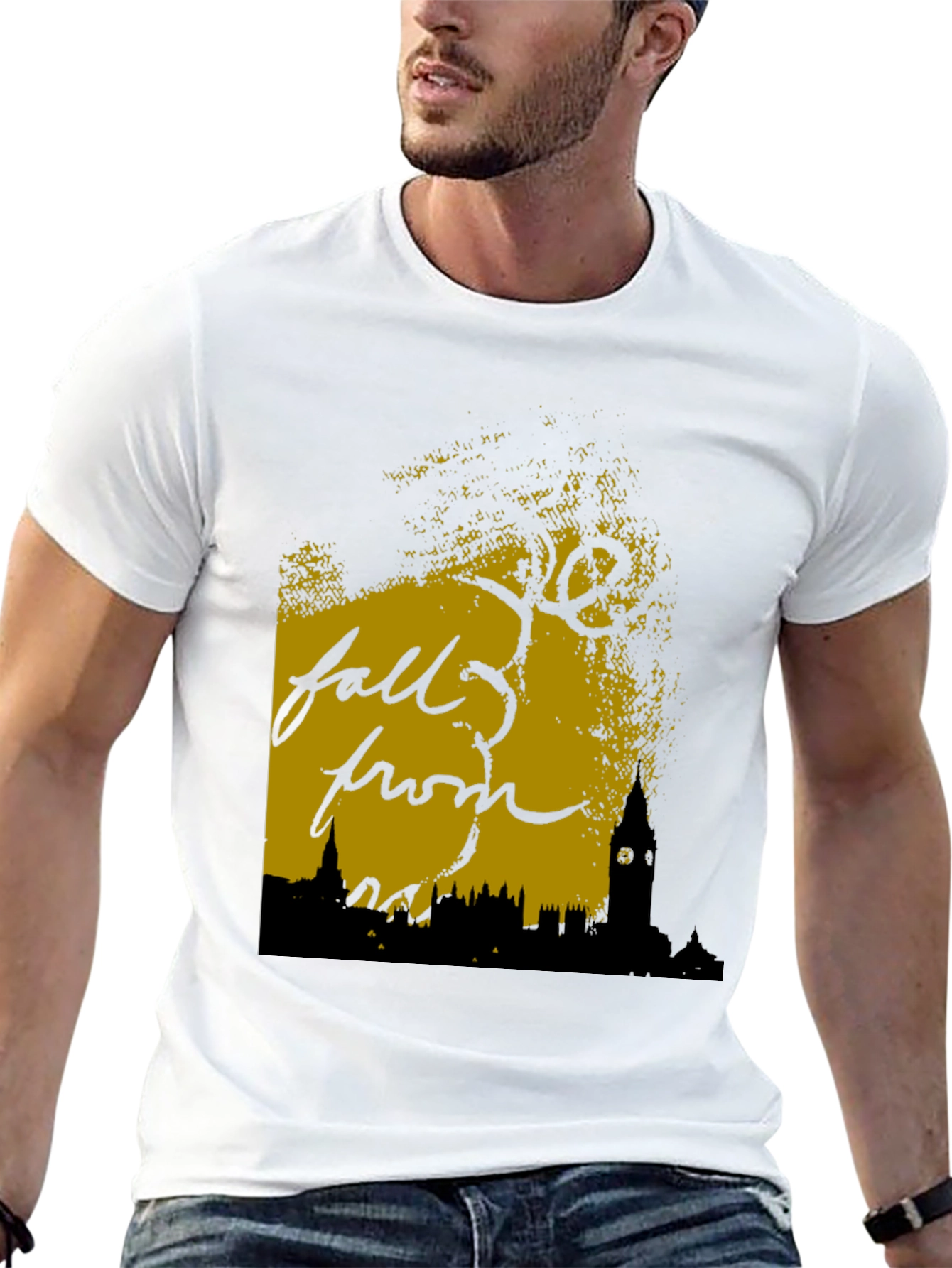 Fall From Grace Black Graphic Tee