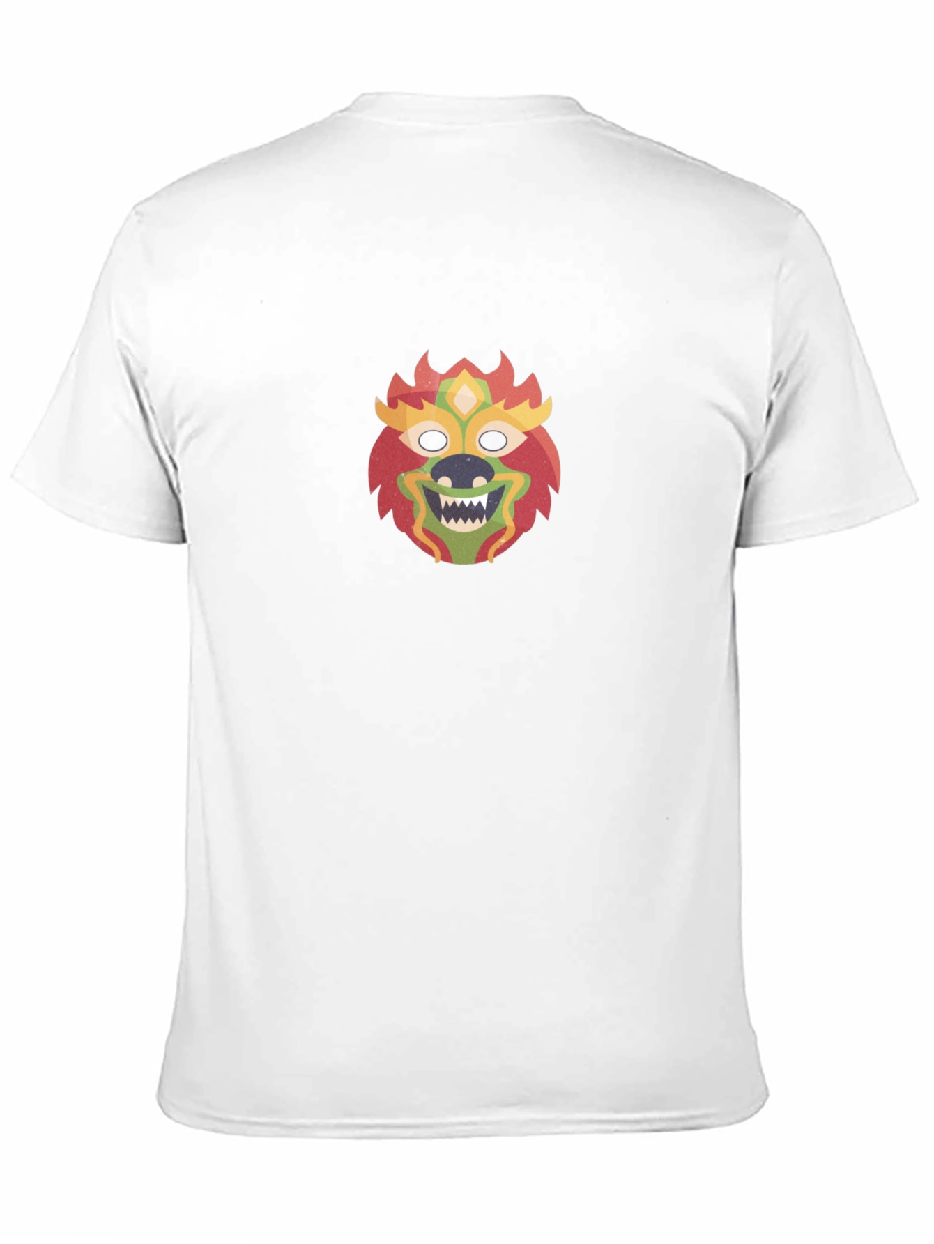 Lion Mask Graphic Black T-Shirt