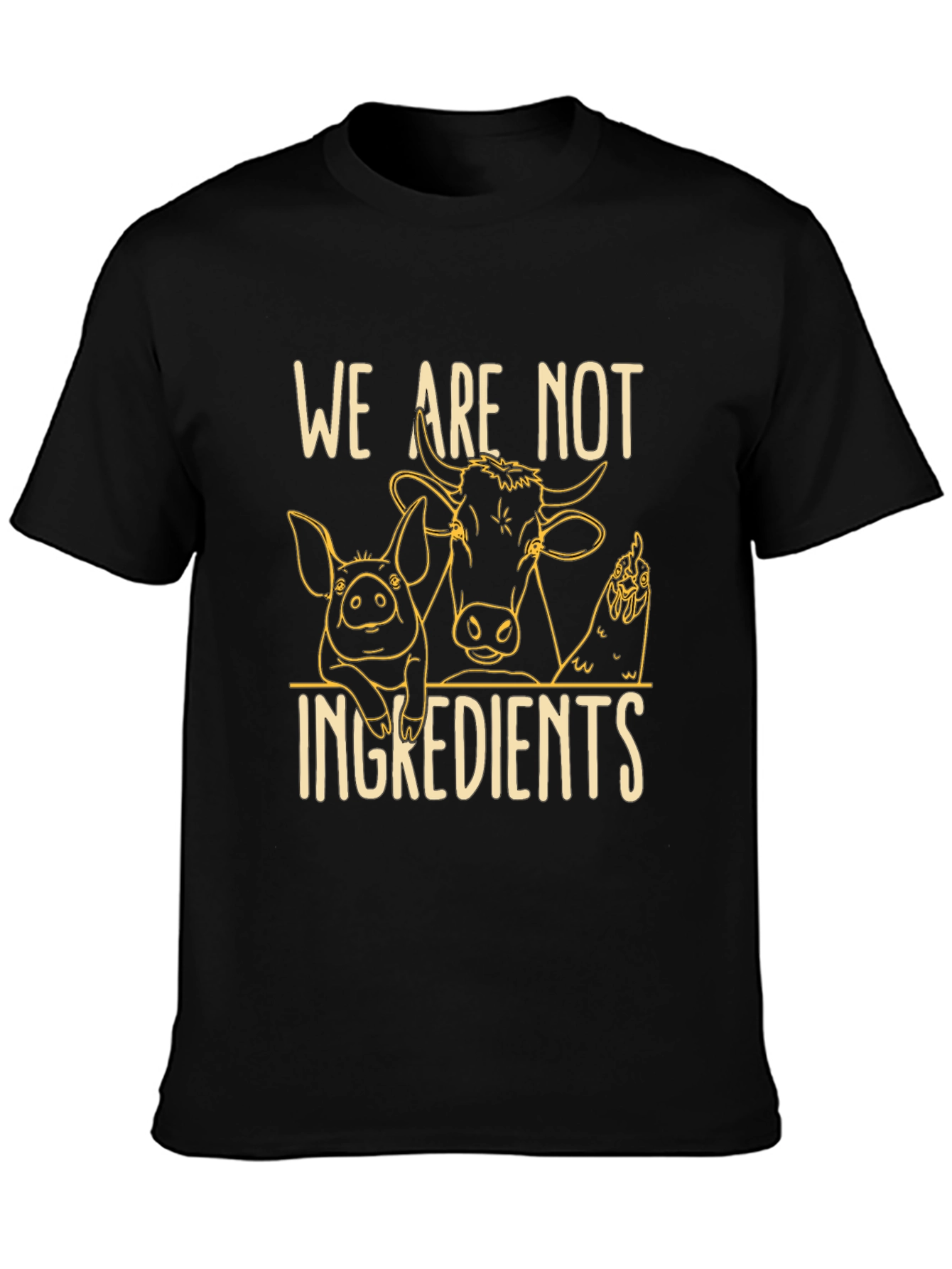 Vegan Statement T-Shirt: We Are Not Ingredients
