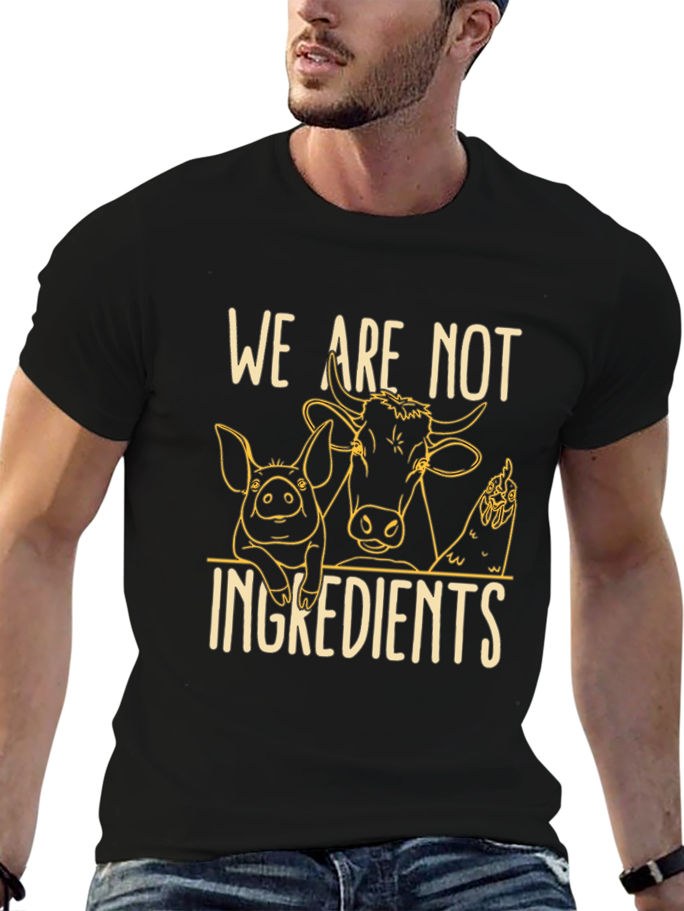 Vegan Statement T-Shirt: We Are Not Ingredients