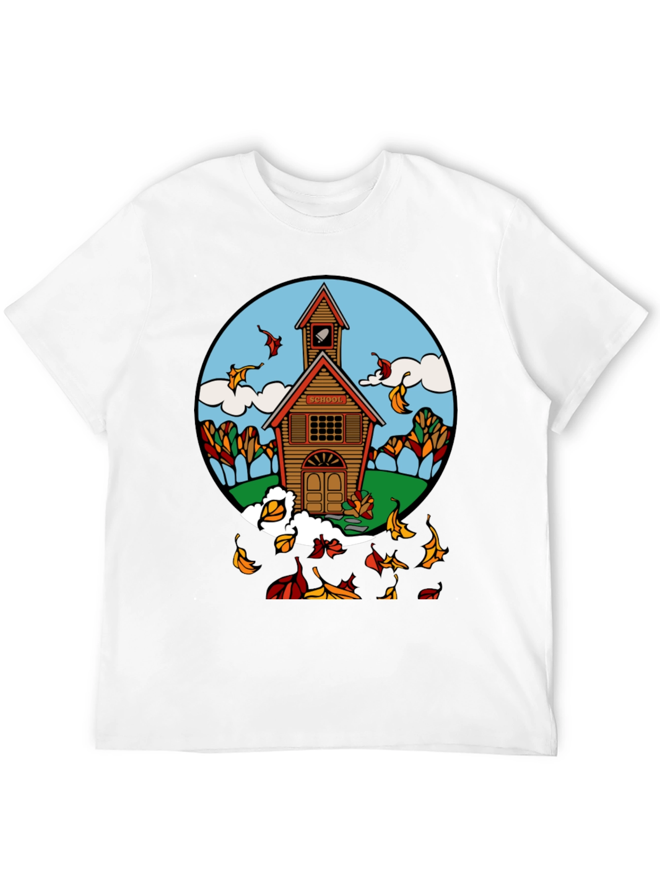 Autumn Schoolhouse T-Shirt