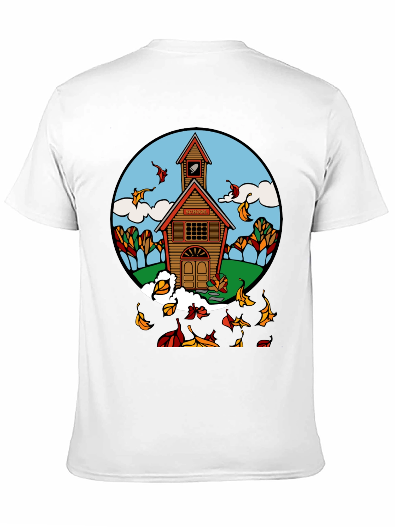 Autumn Schoolhouse T-Shirt