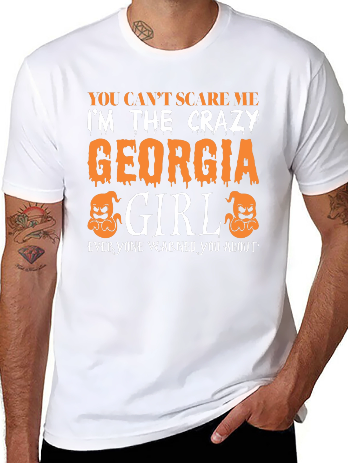 Crazy Georgia Girl Halloween T-Shirt