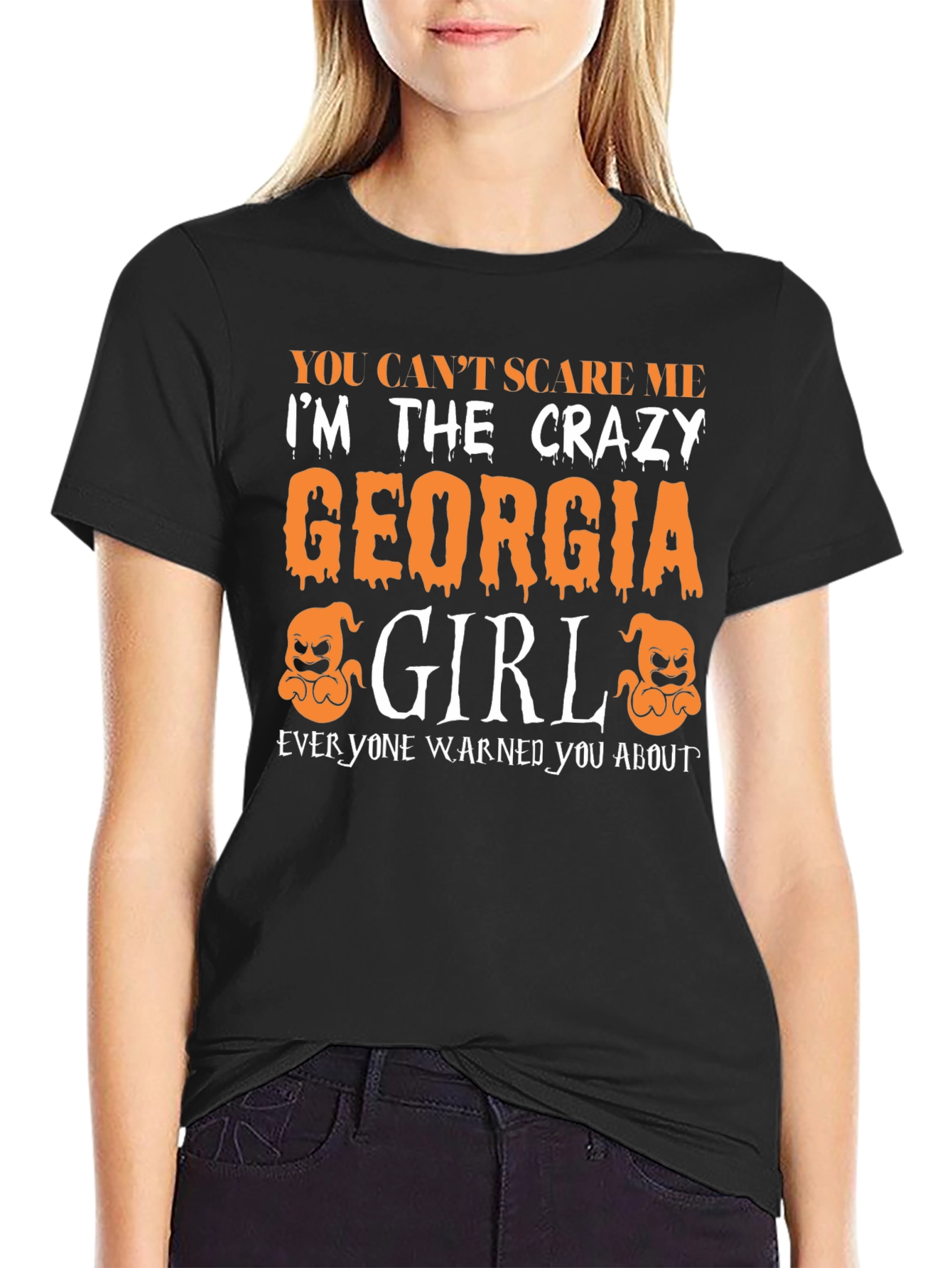 Crazy Georgia Girl Halloween T-Shirt