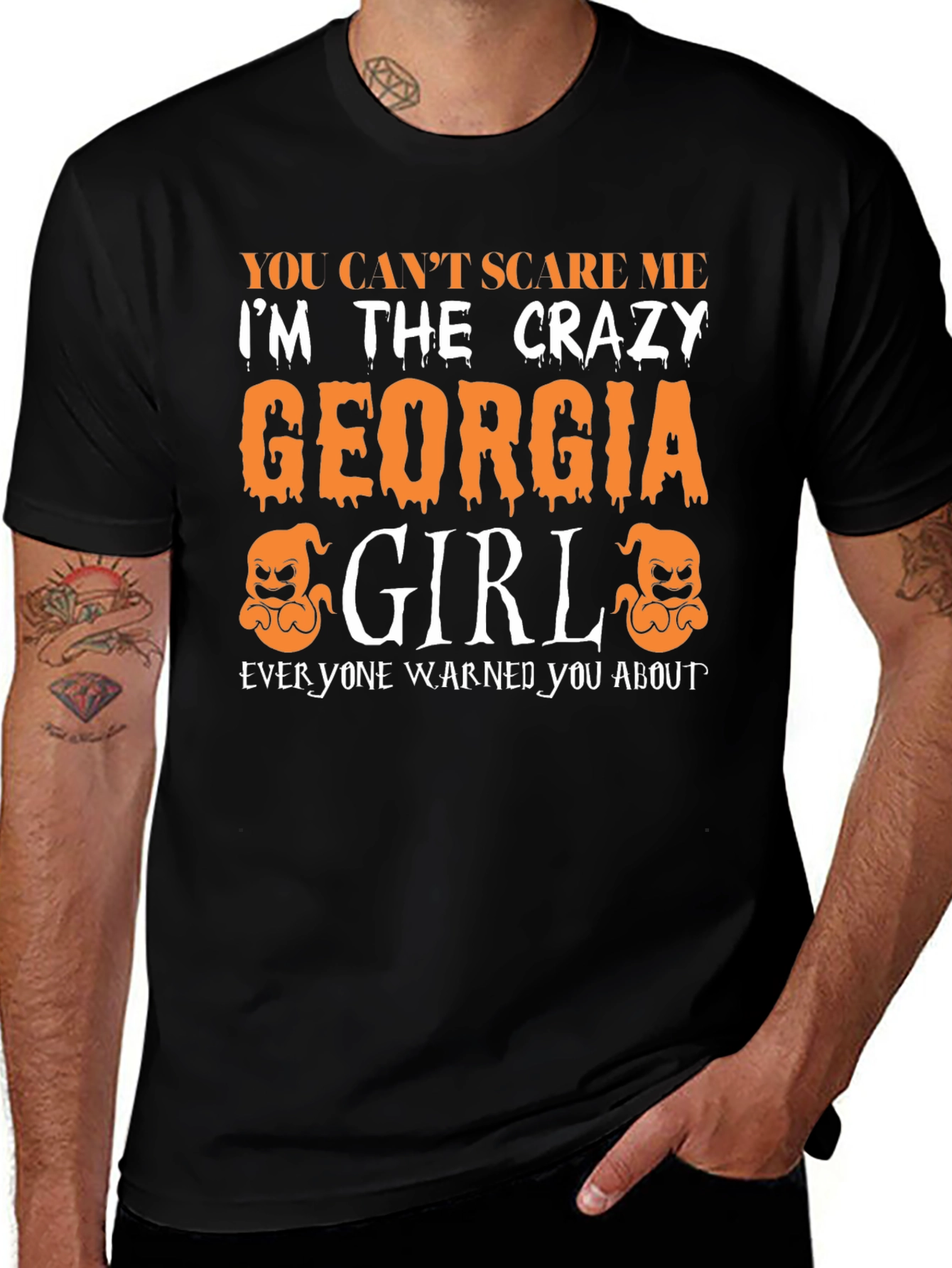 Crazy Georgia Girl Halloween T-Shirt