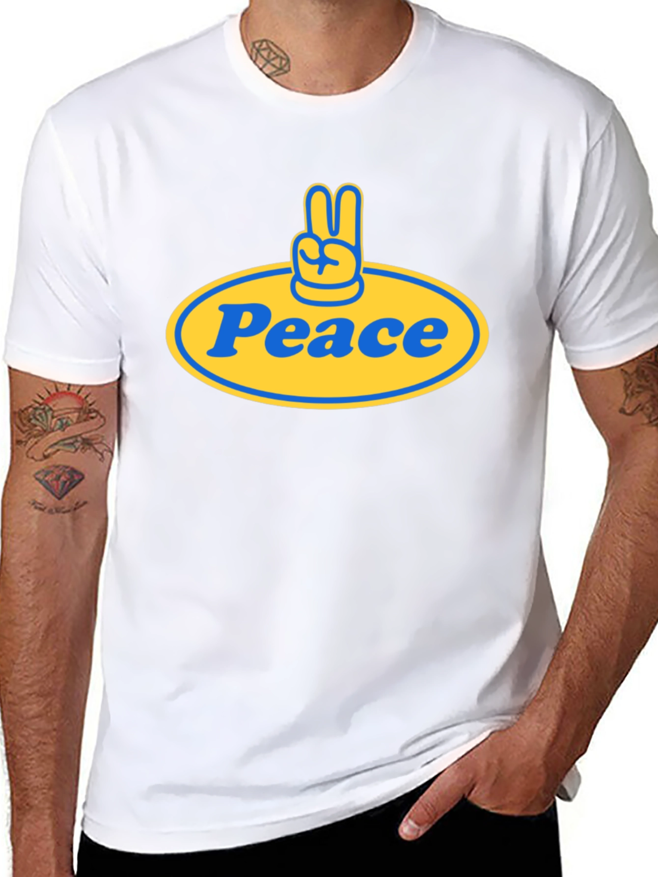 Peace Sign Graphic T-Shirt