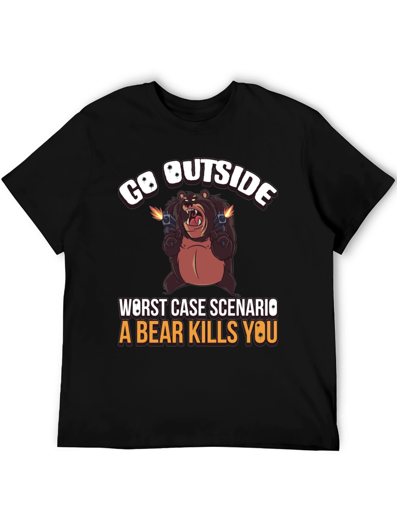Go Outside Bear T-Shirt
