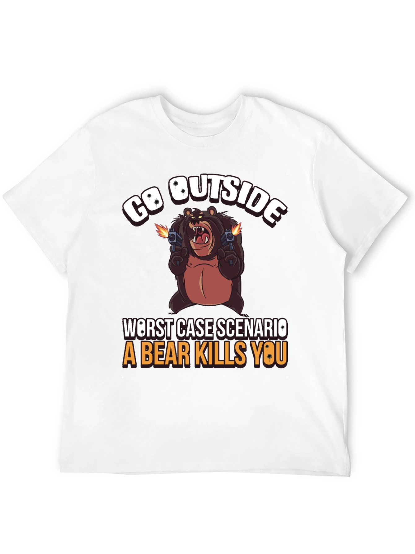 Go Outside Bear T-Shirt