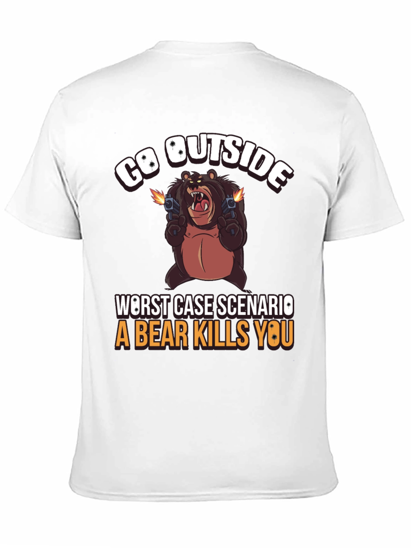 Go Outside Bear T-Shirt