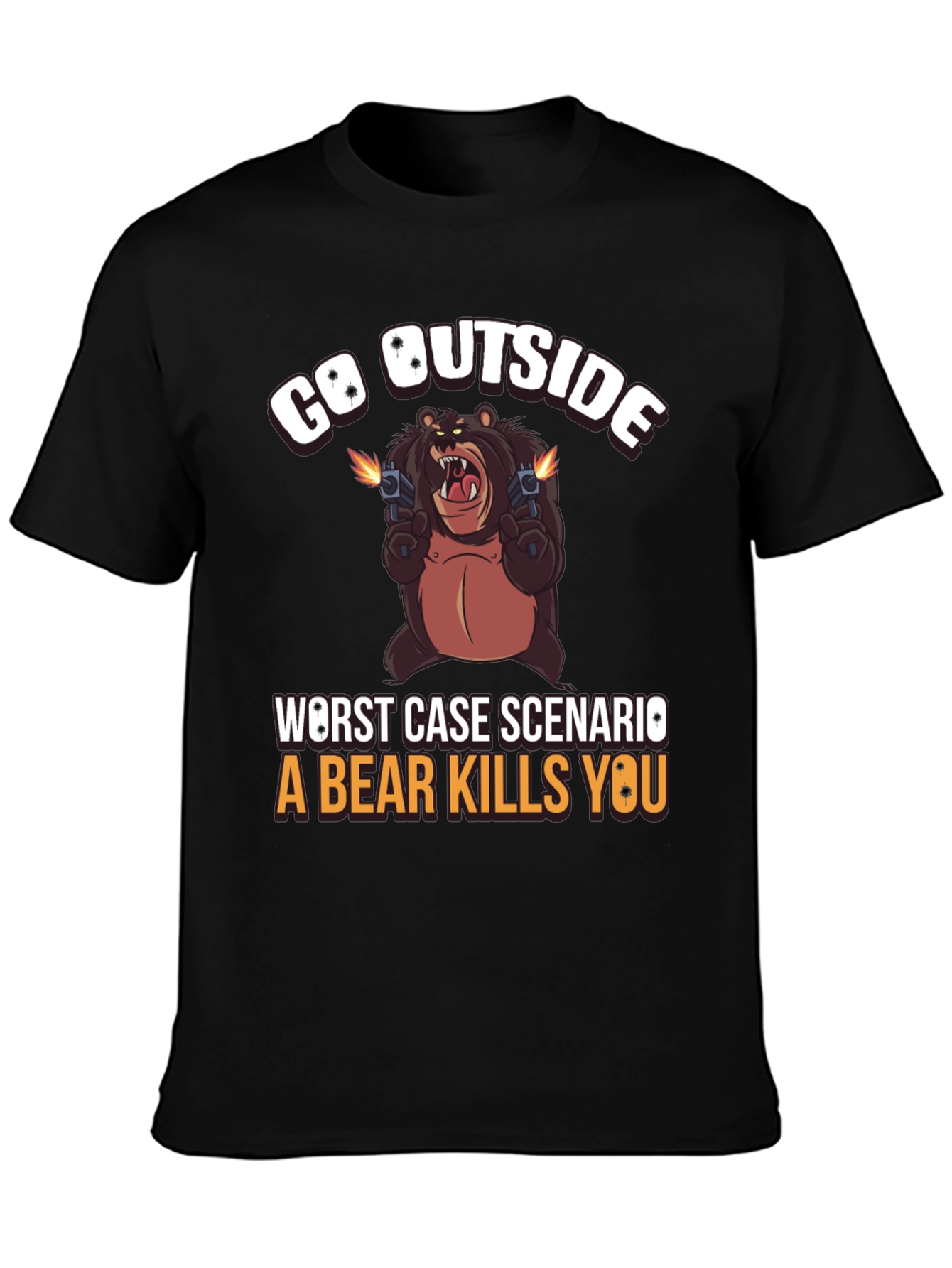 Go Outside Bear T-Shirt