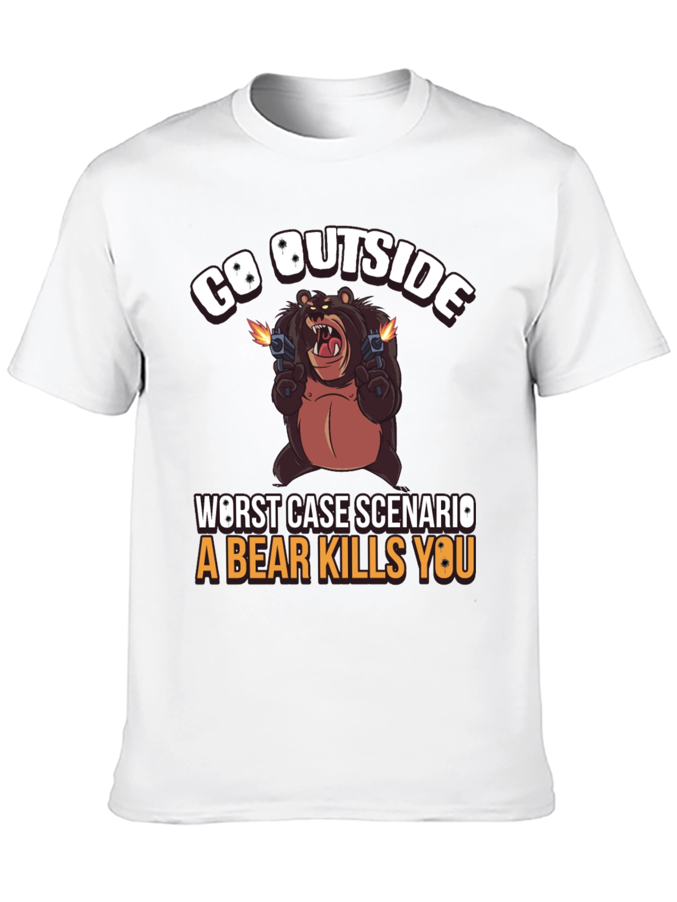 Go Outside Bear T-Shirt