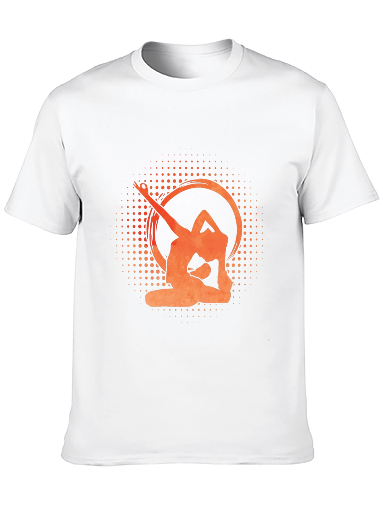 Yoga Pose Graphic T-Shirt - Black