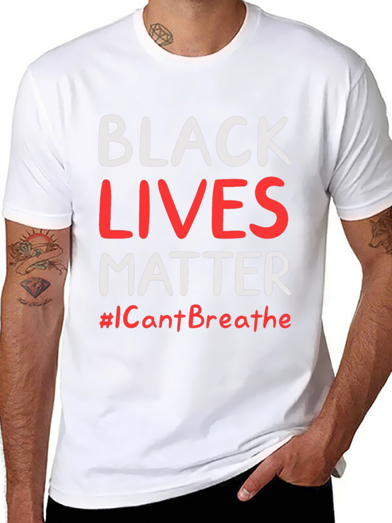 Black Lives Matter T-Shirt #ICantBreathe