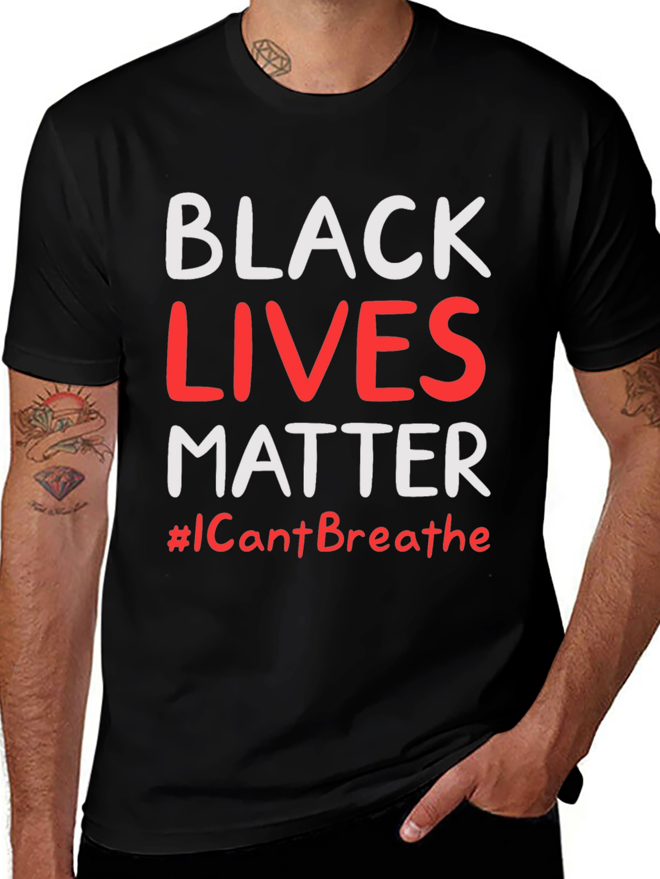 Black Lives Matter T-Shirt #ICantBreathe