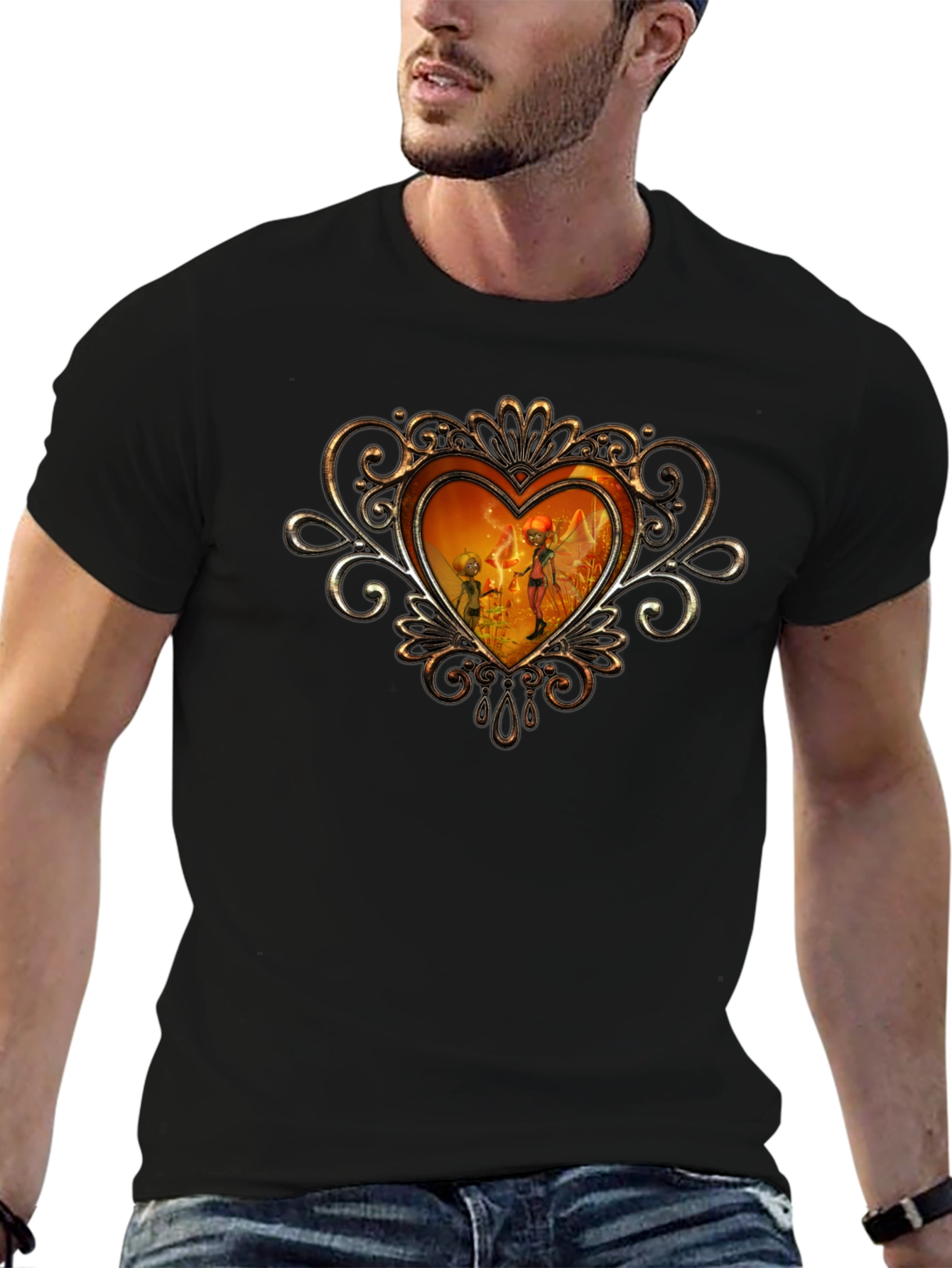 Heart Framed Fairy T-Shirt