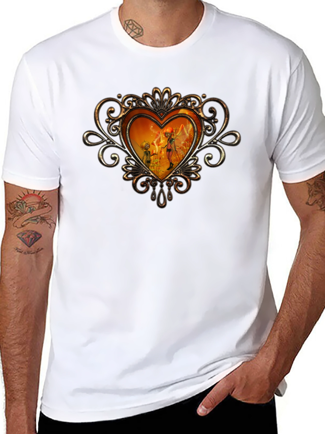Heart Framed Fairy T-Shirt