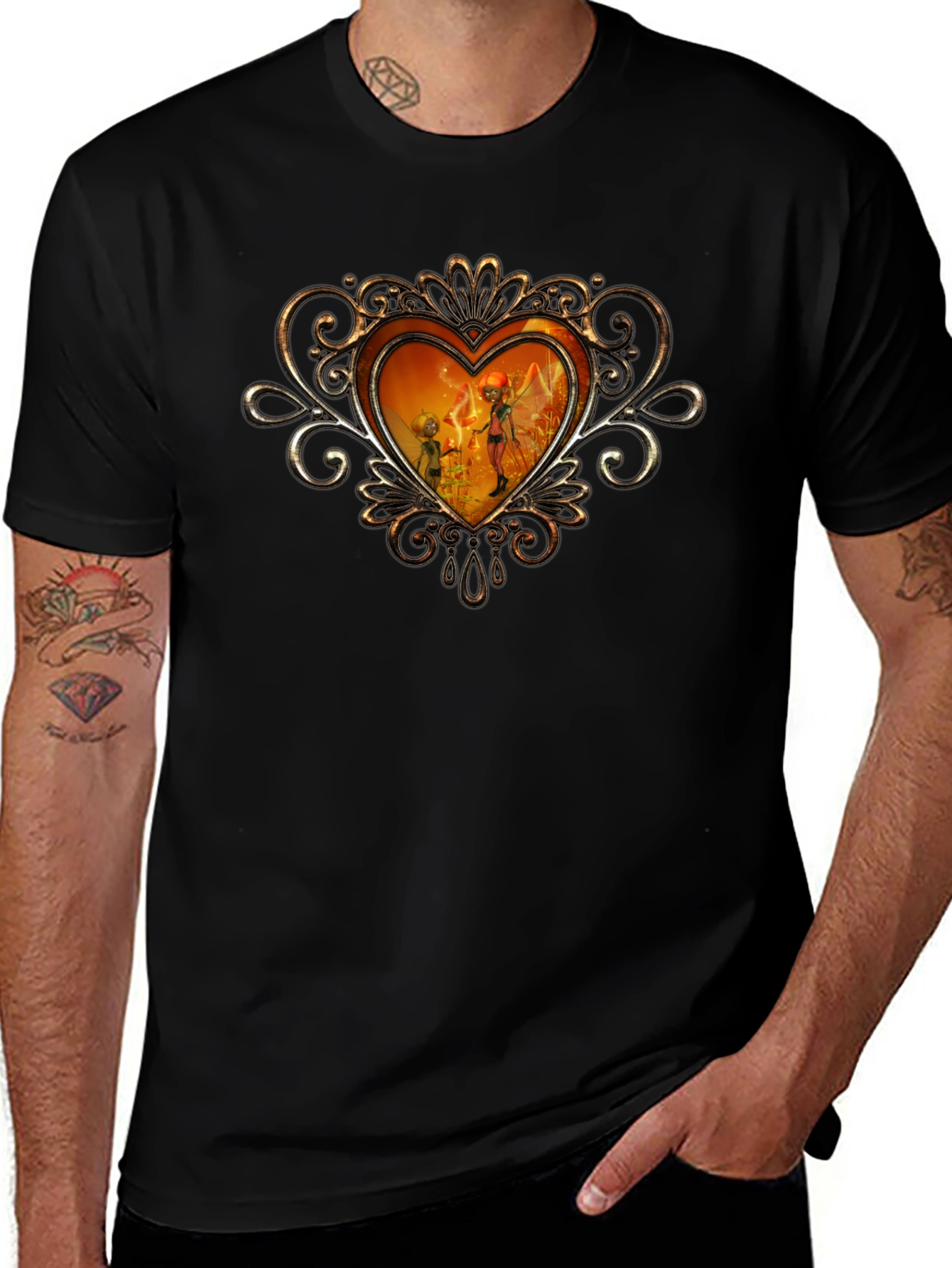 Heart Framed Fairy T-Shirt
