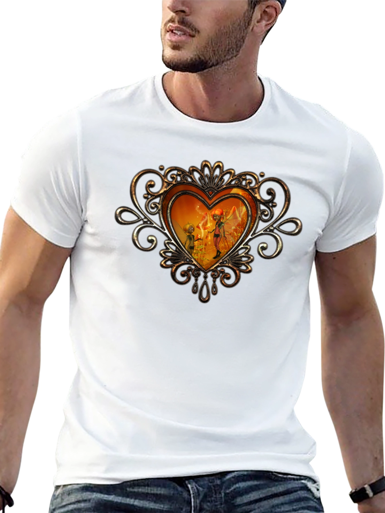Heart Framed Fairy T-Shirt