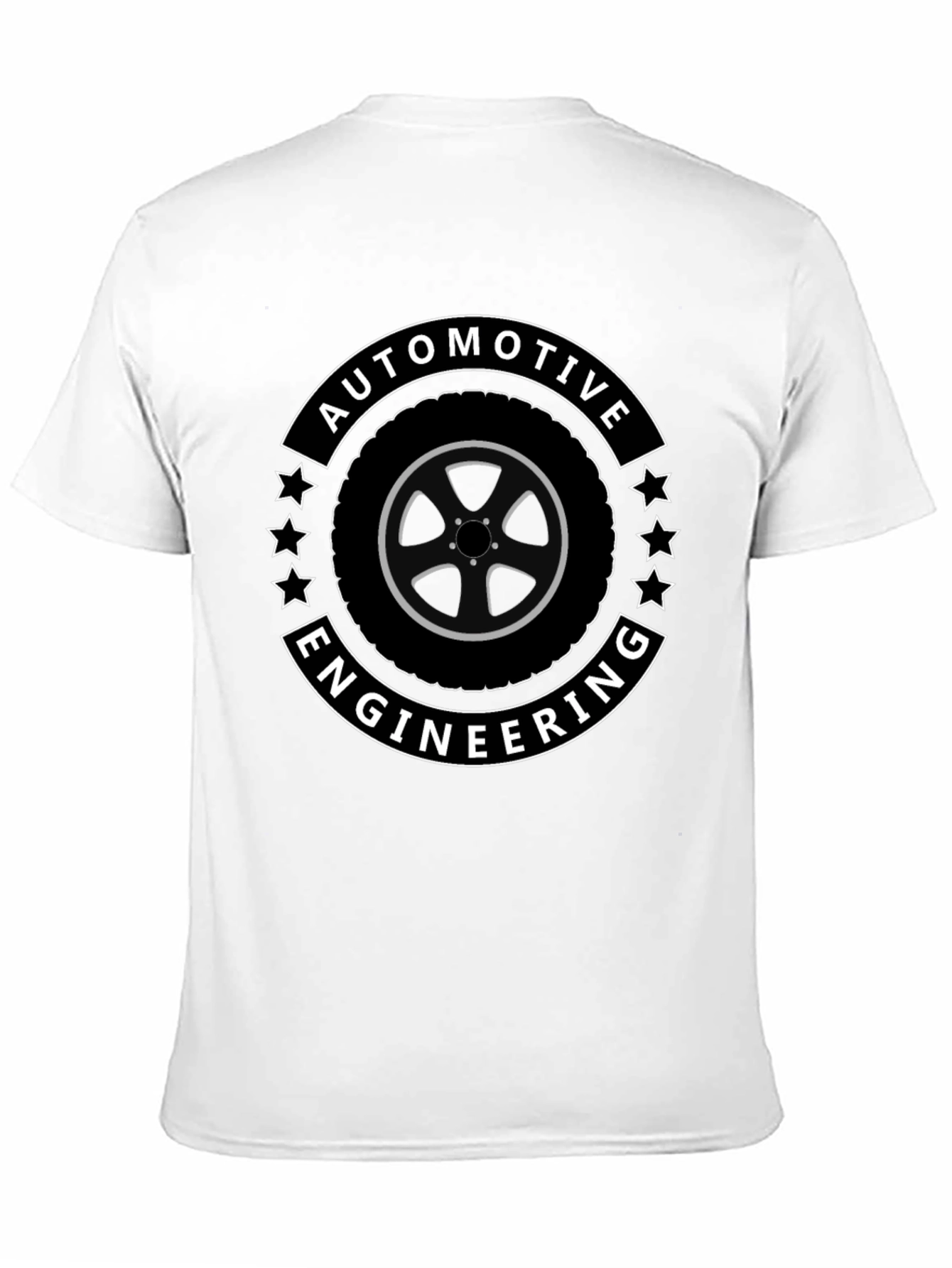 Automotive Engineering Black T-Shirt