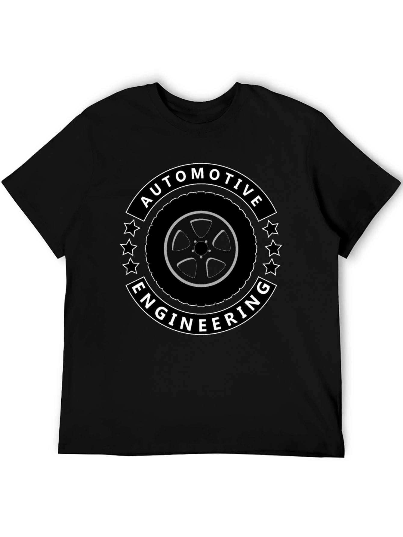 Automotive Engineering Black T-Shirt