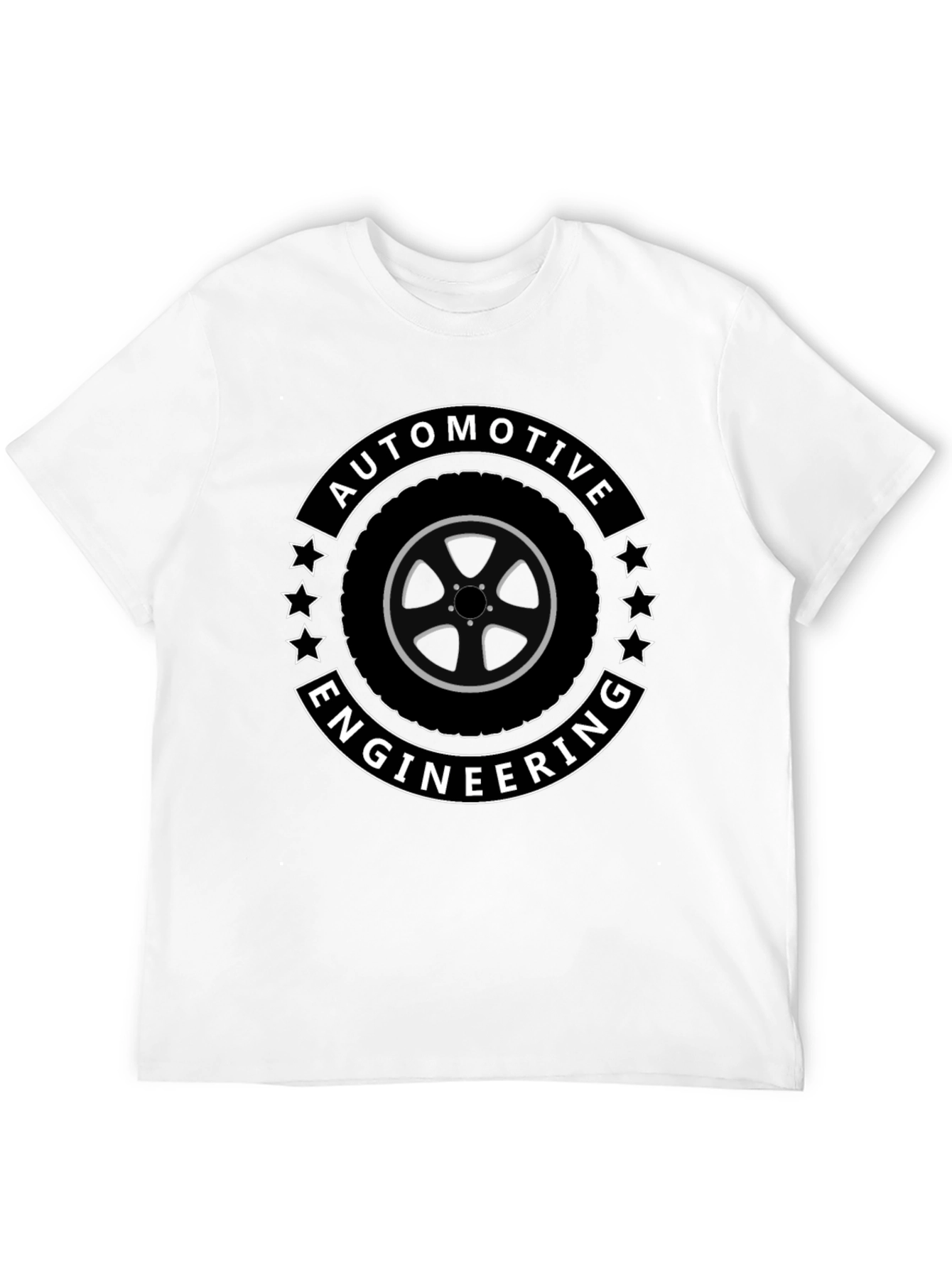 Automotive Engineering Black T-Shirt